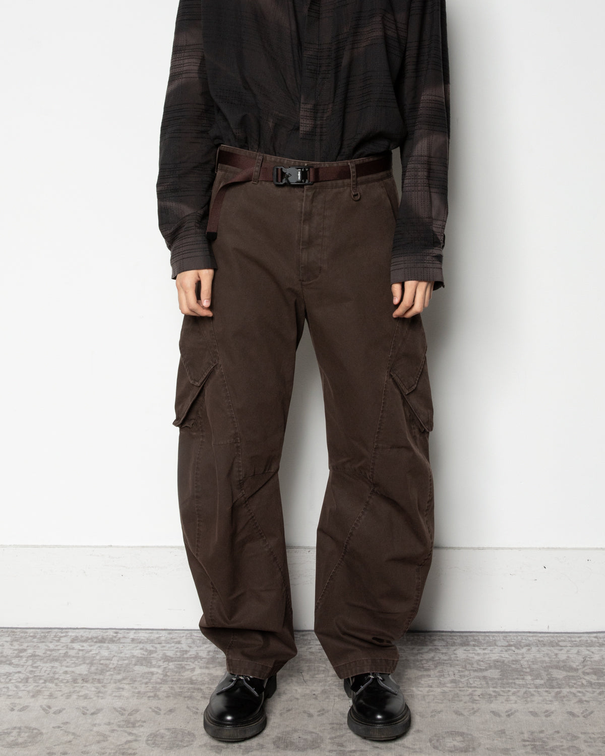 Multi-Pocket Trousers In Brown