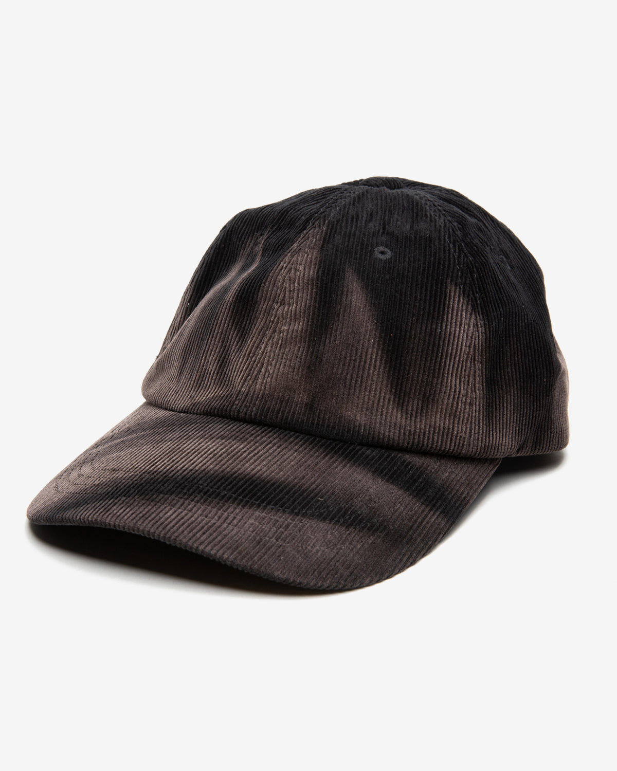 Sun-Bleached Ball Cap In Black