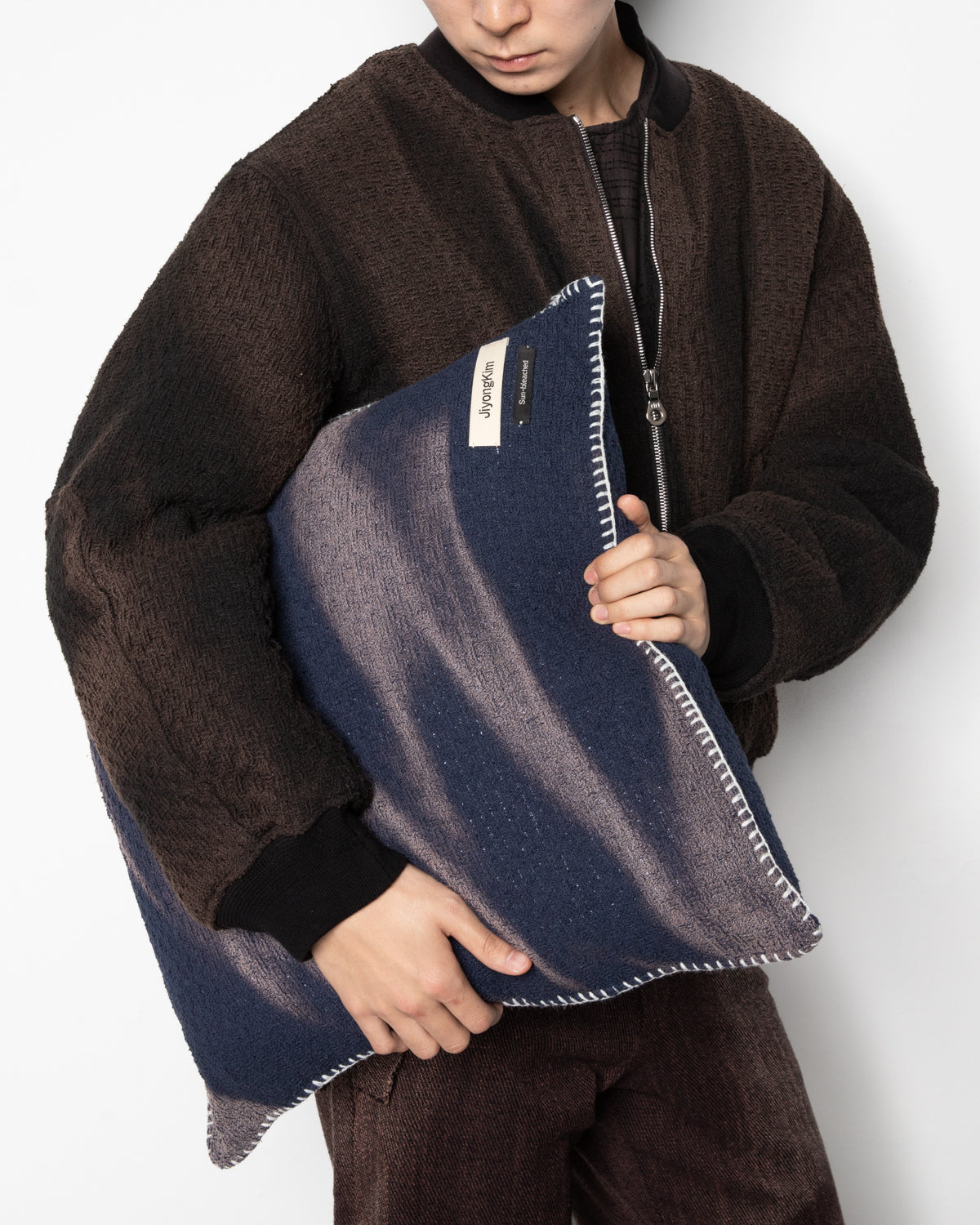 Sun-Bleached Big Cushion In Navy