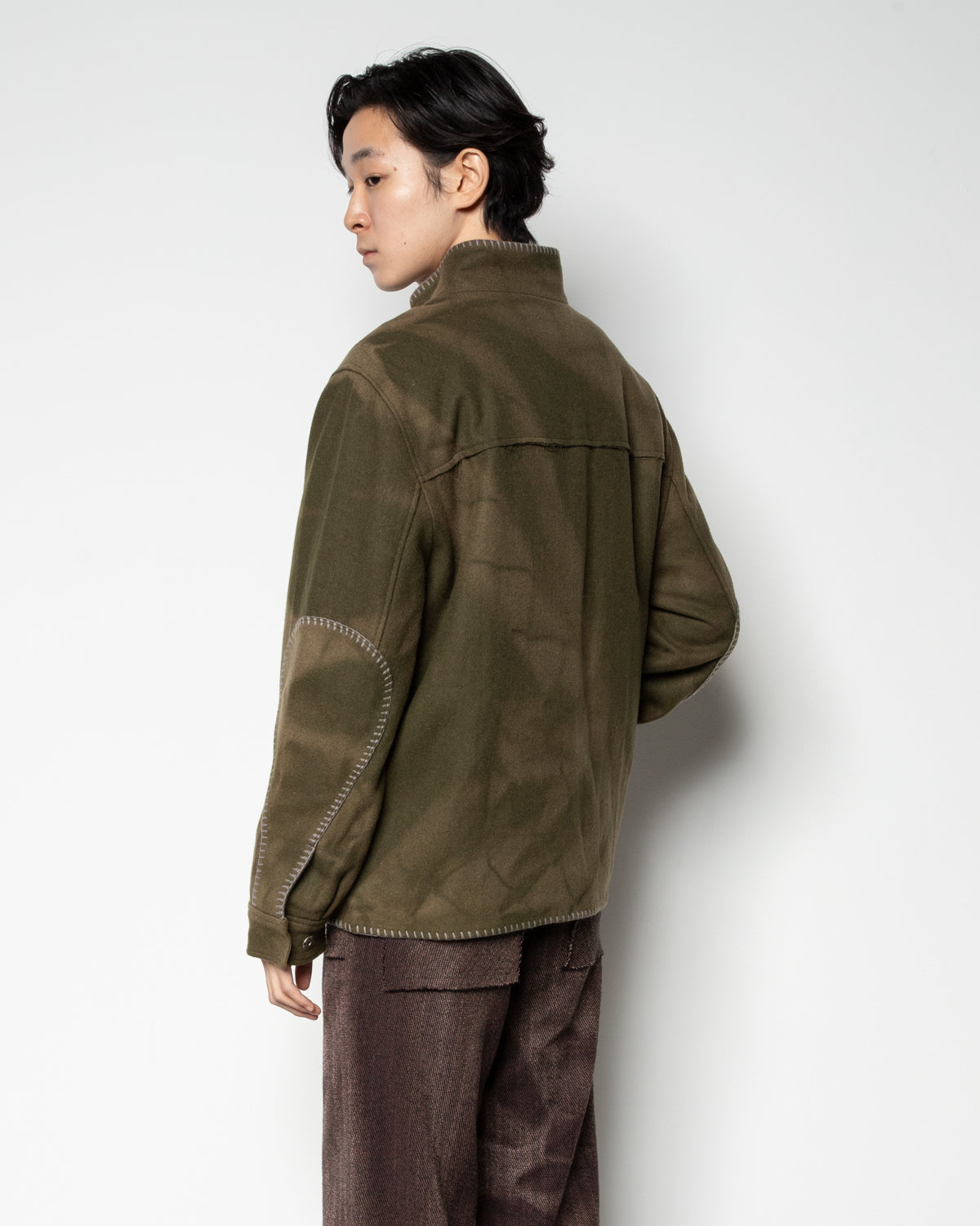Sun-Bleached Blanket Jacket In Green