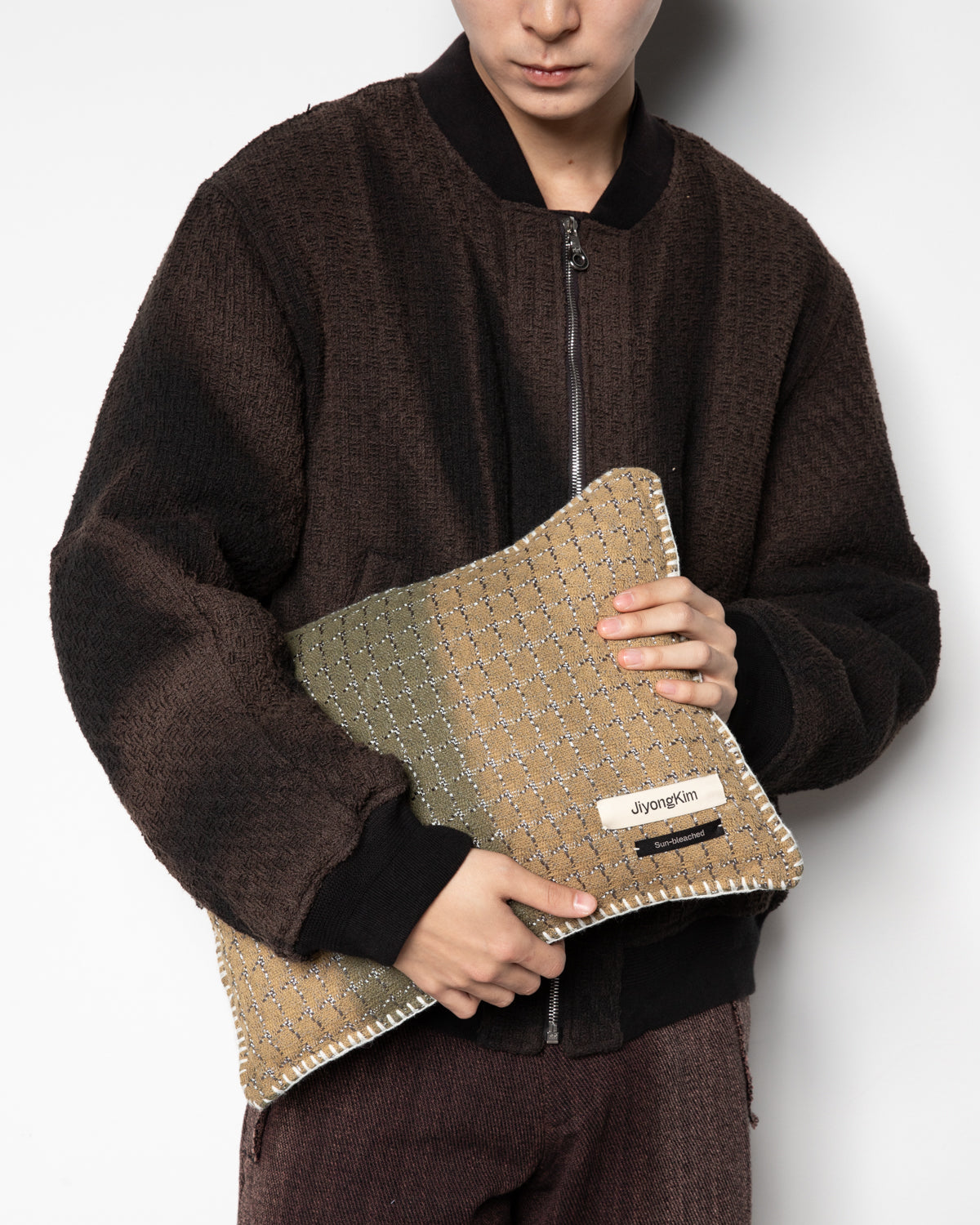 Sun-Bleached Cushion In Green