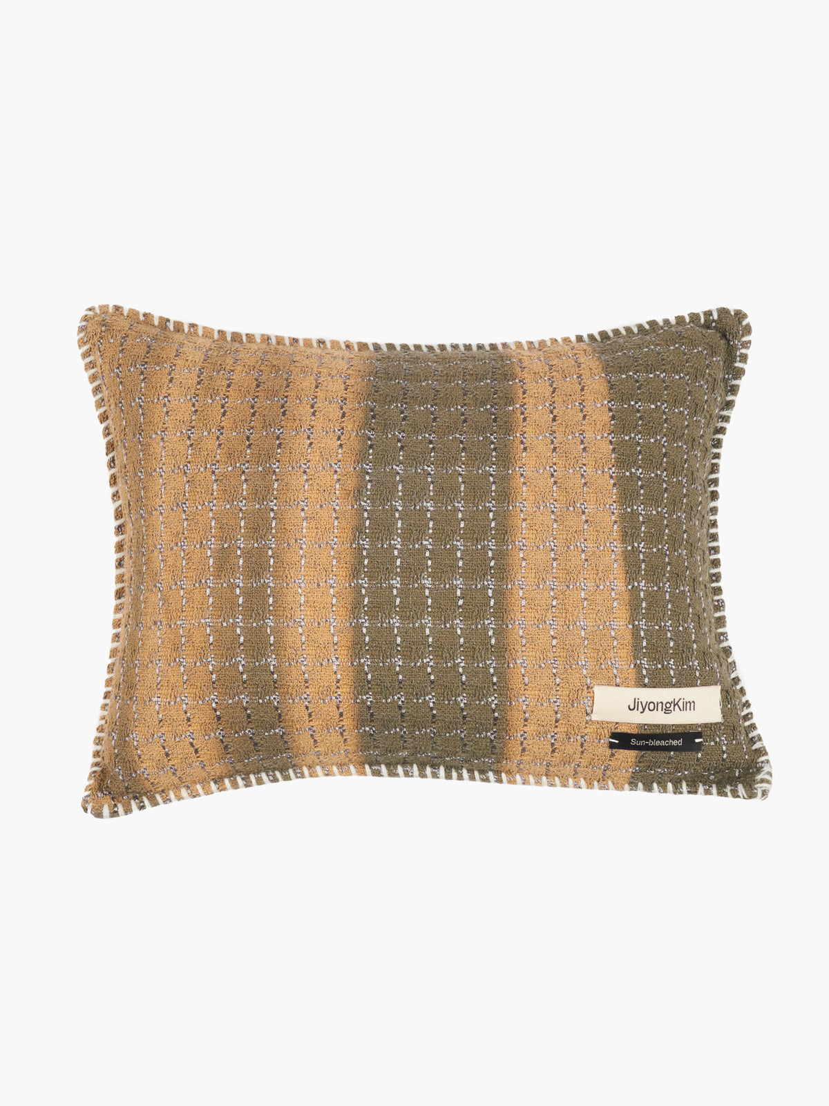 Sun-Bleached Cushion In Green