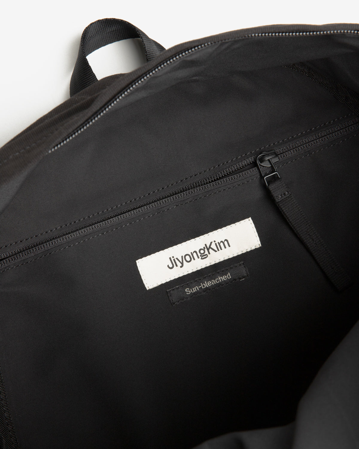 Sun-Bleached Multi-Pocket Backpack In Black