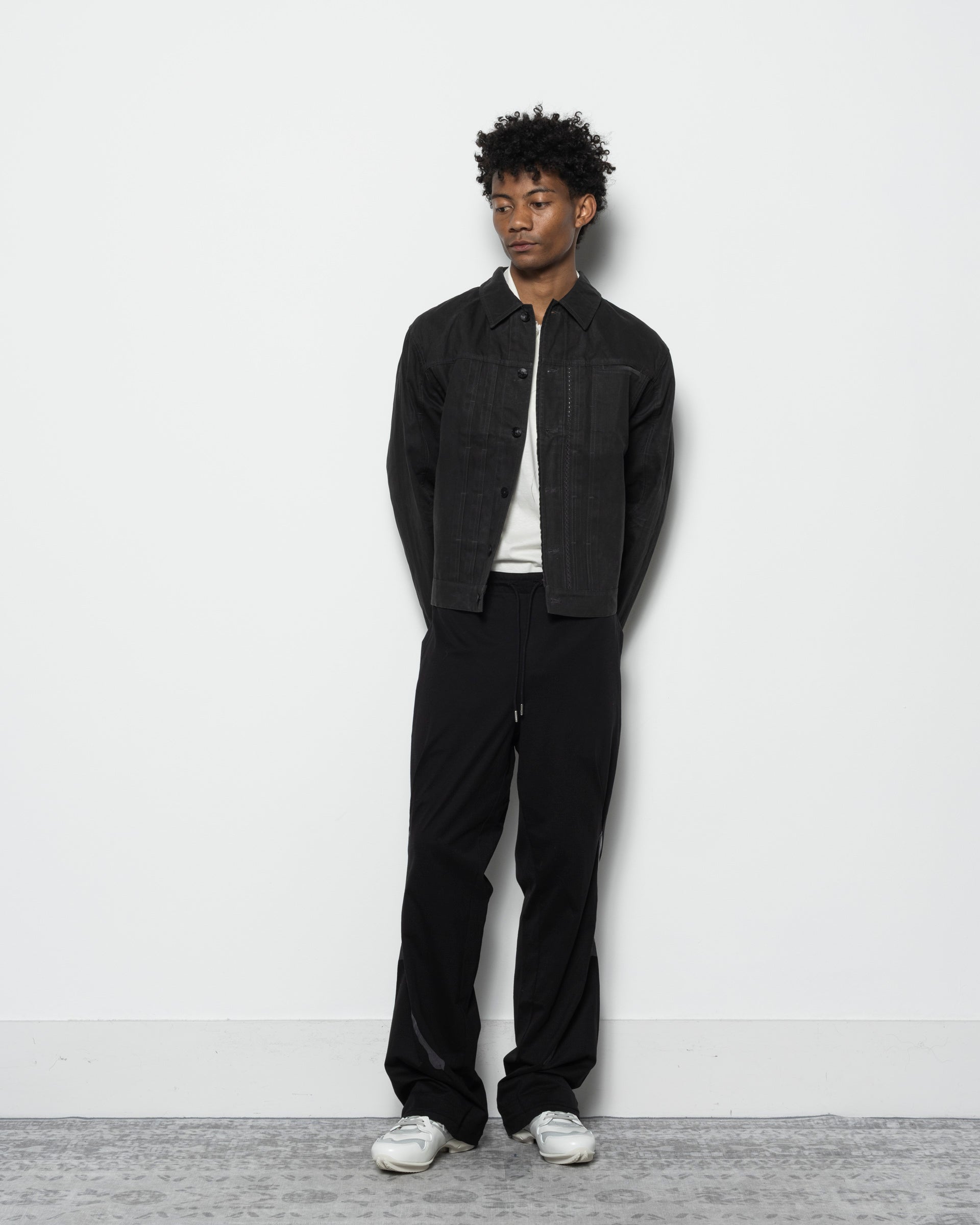 Kiko Kostadinov Alec K-Dart Jersey Trouser in Black | RODEN GRAY