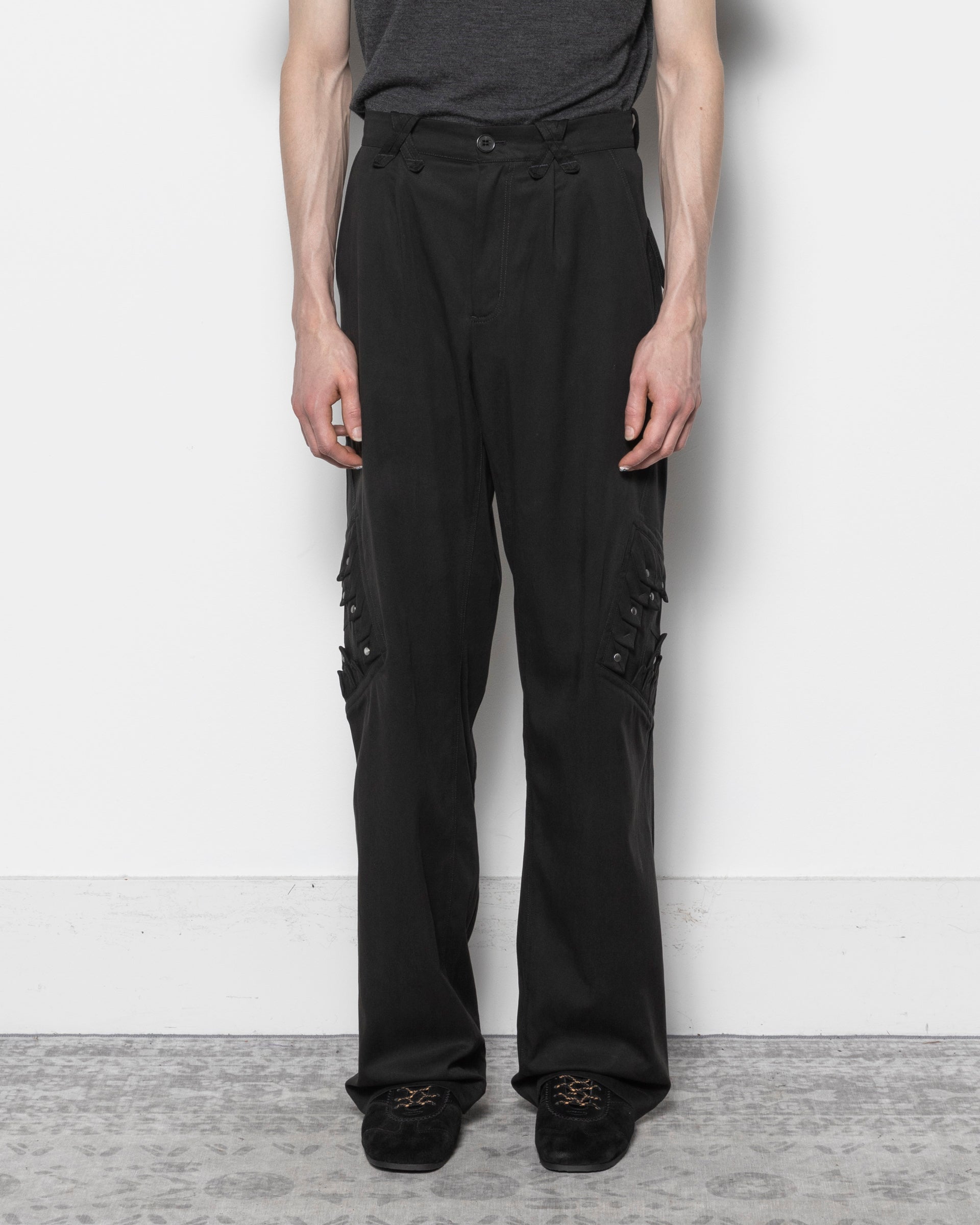 Estike Trouser in Jet Black