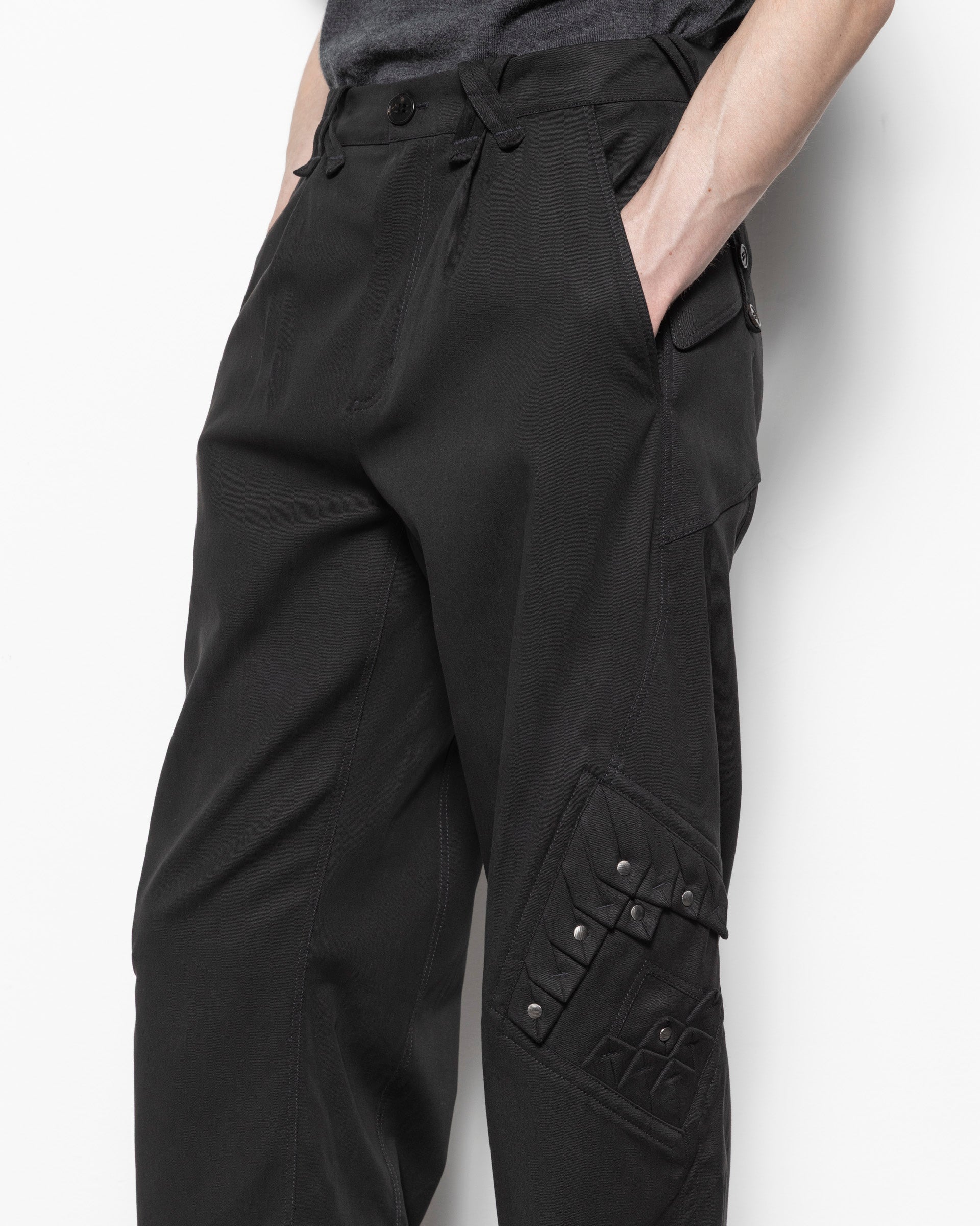 Estike Trouser in Jet Black