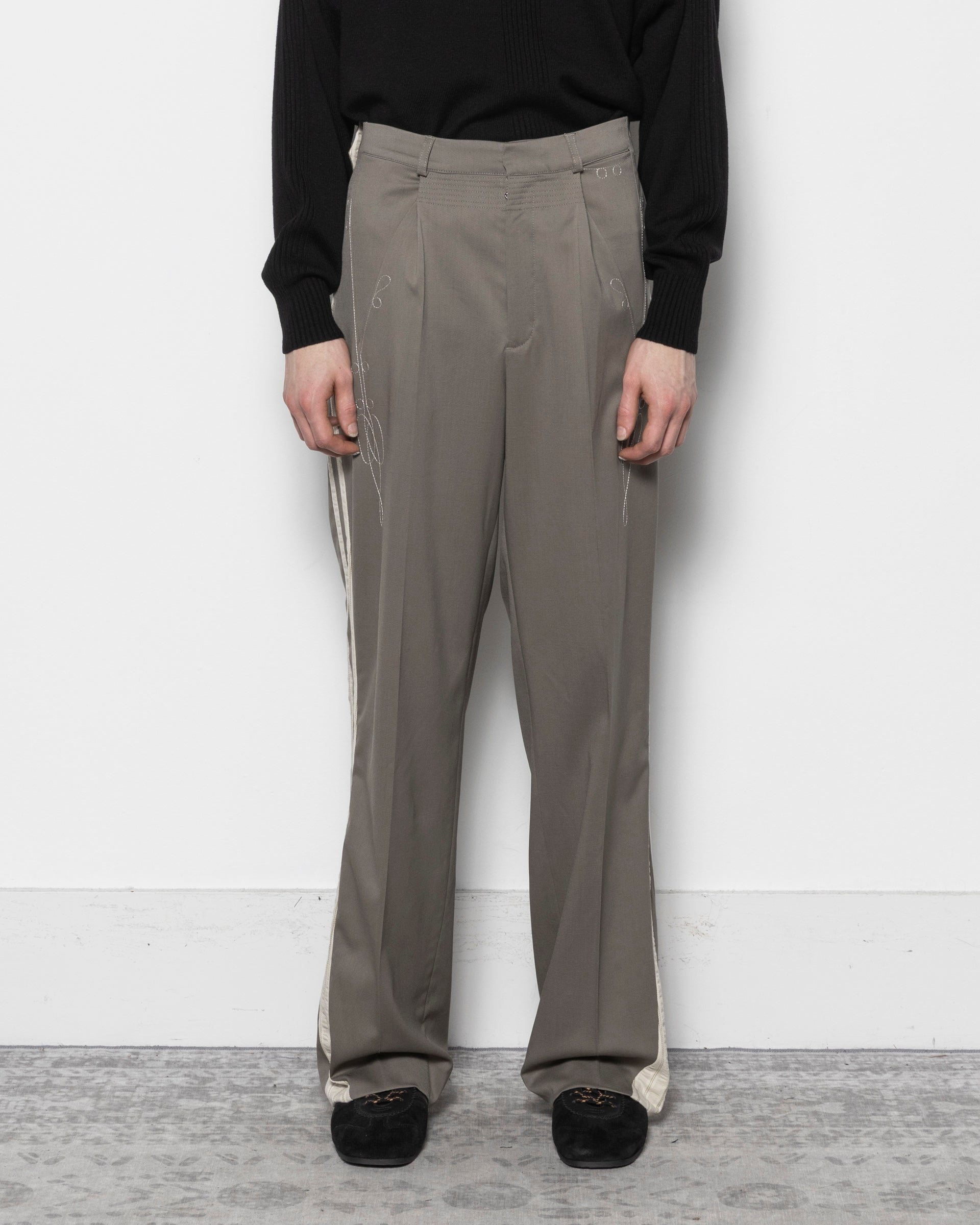 Kormos Military Trousers in Slate Grey