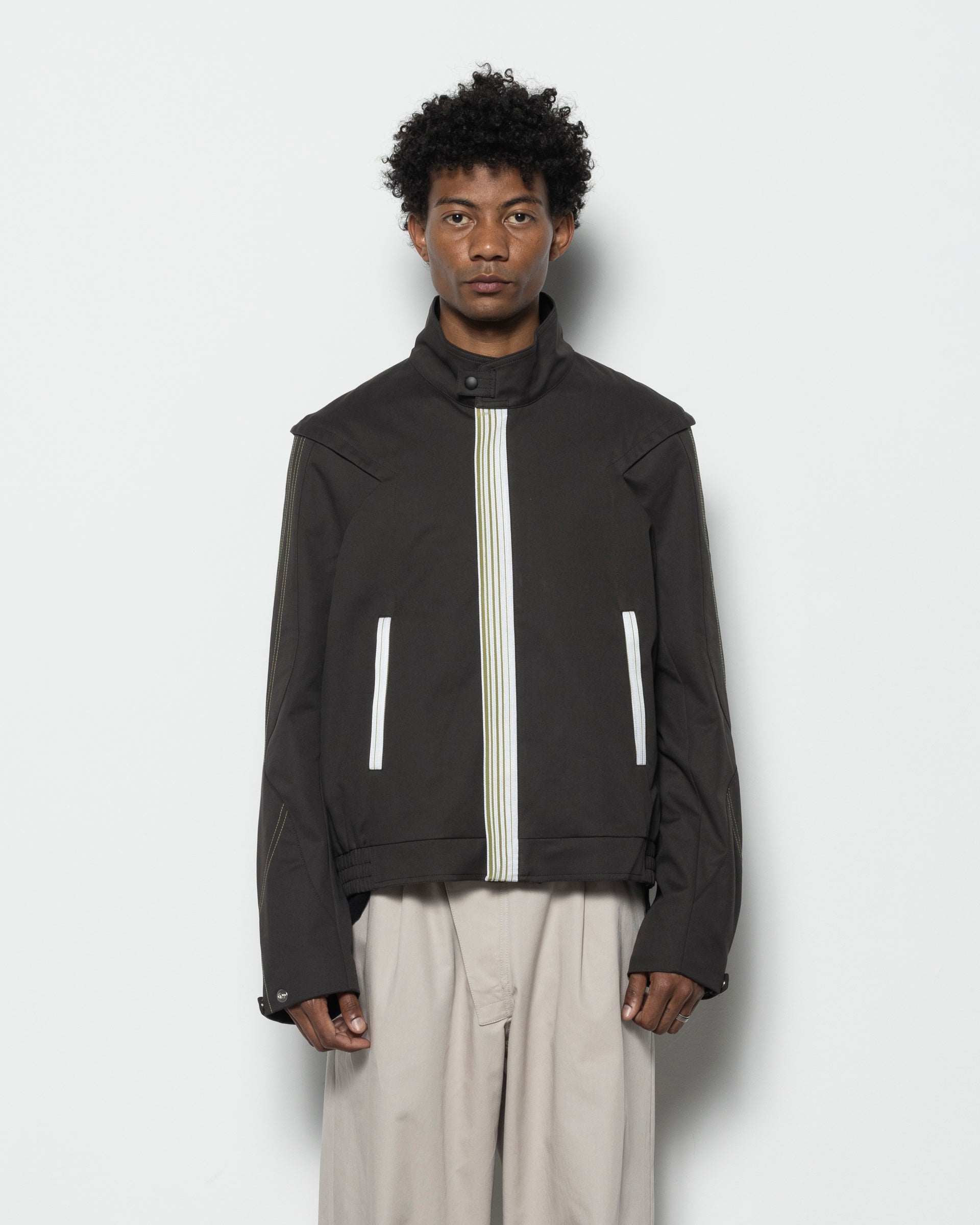 Kiko Kostadinov Solix Jacket in Java Brown | RODEN GRAY