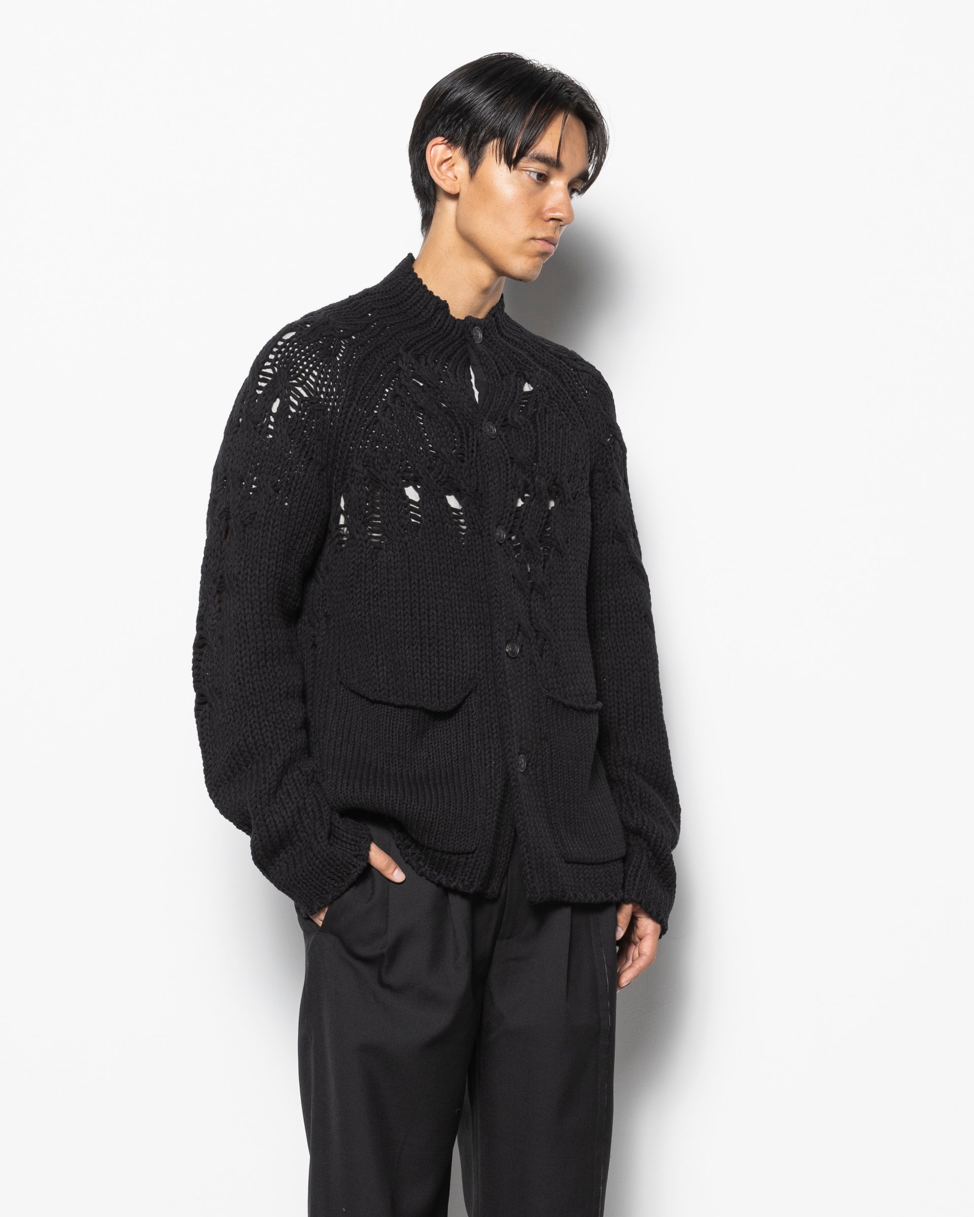 Knit Cardigan in Black