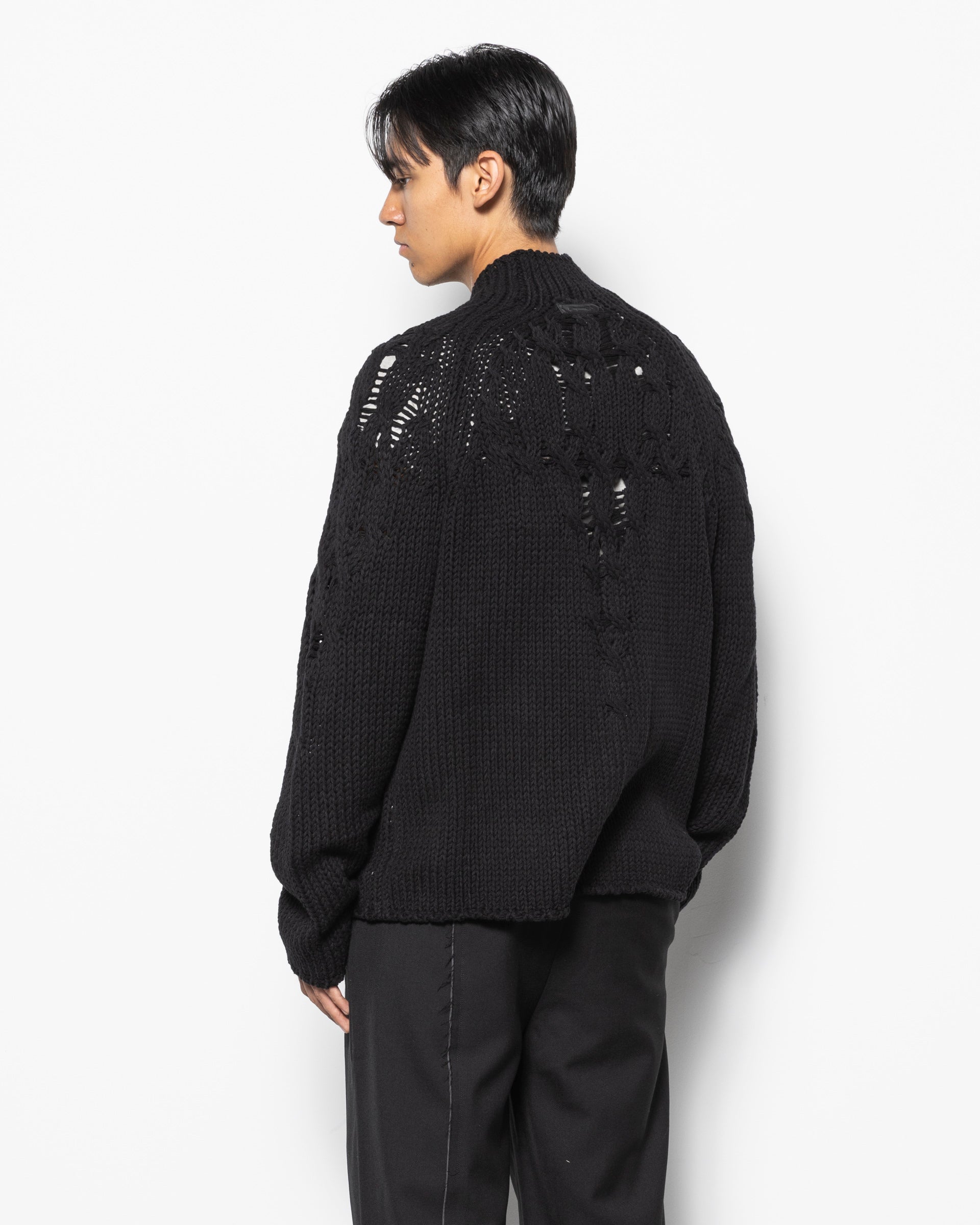 Knit Cardigan in Black