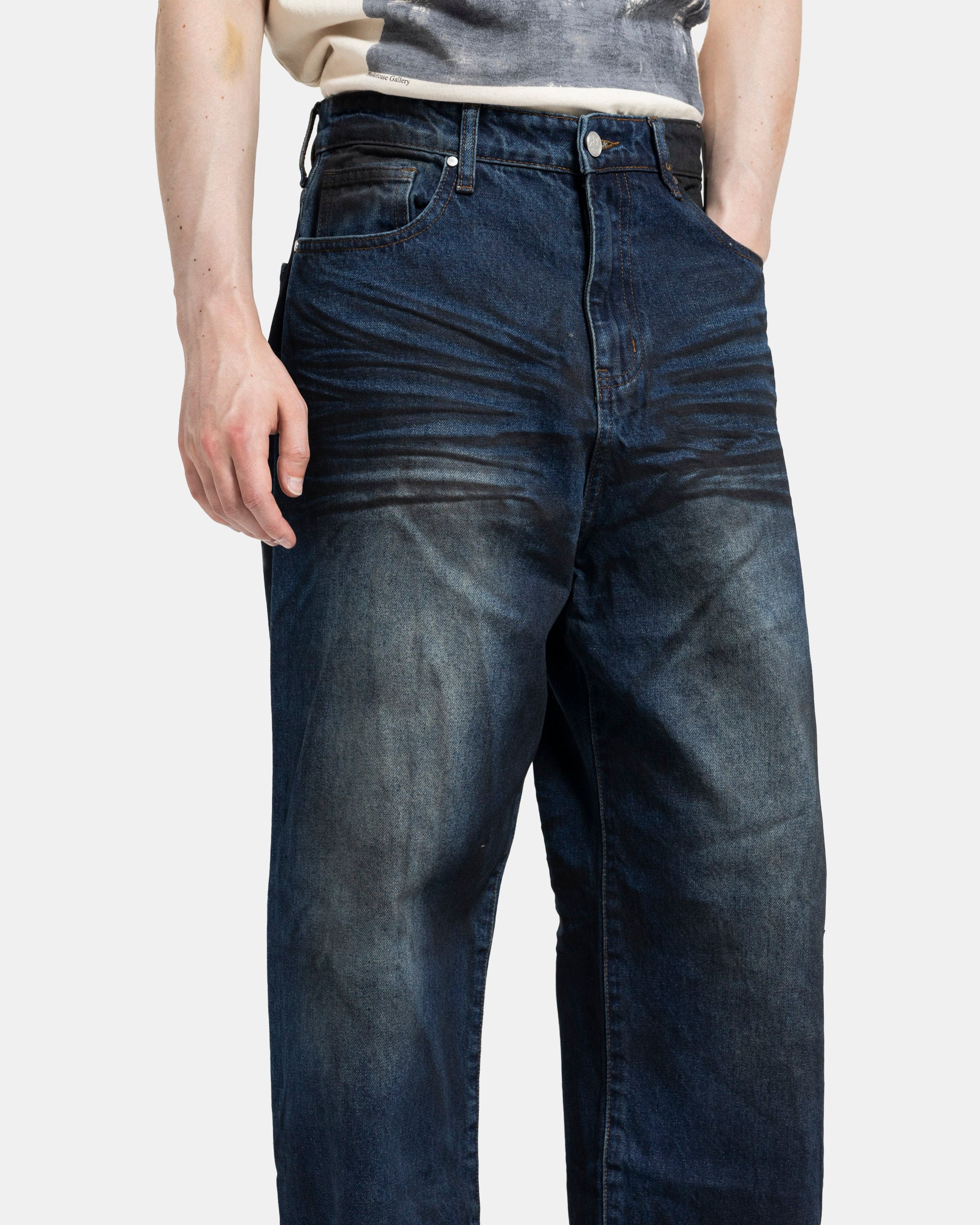 LAX Baggie Denim in Garage Wash