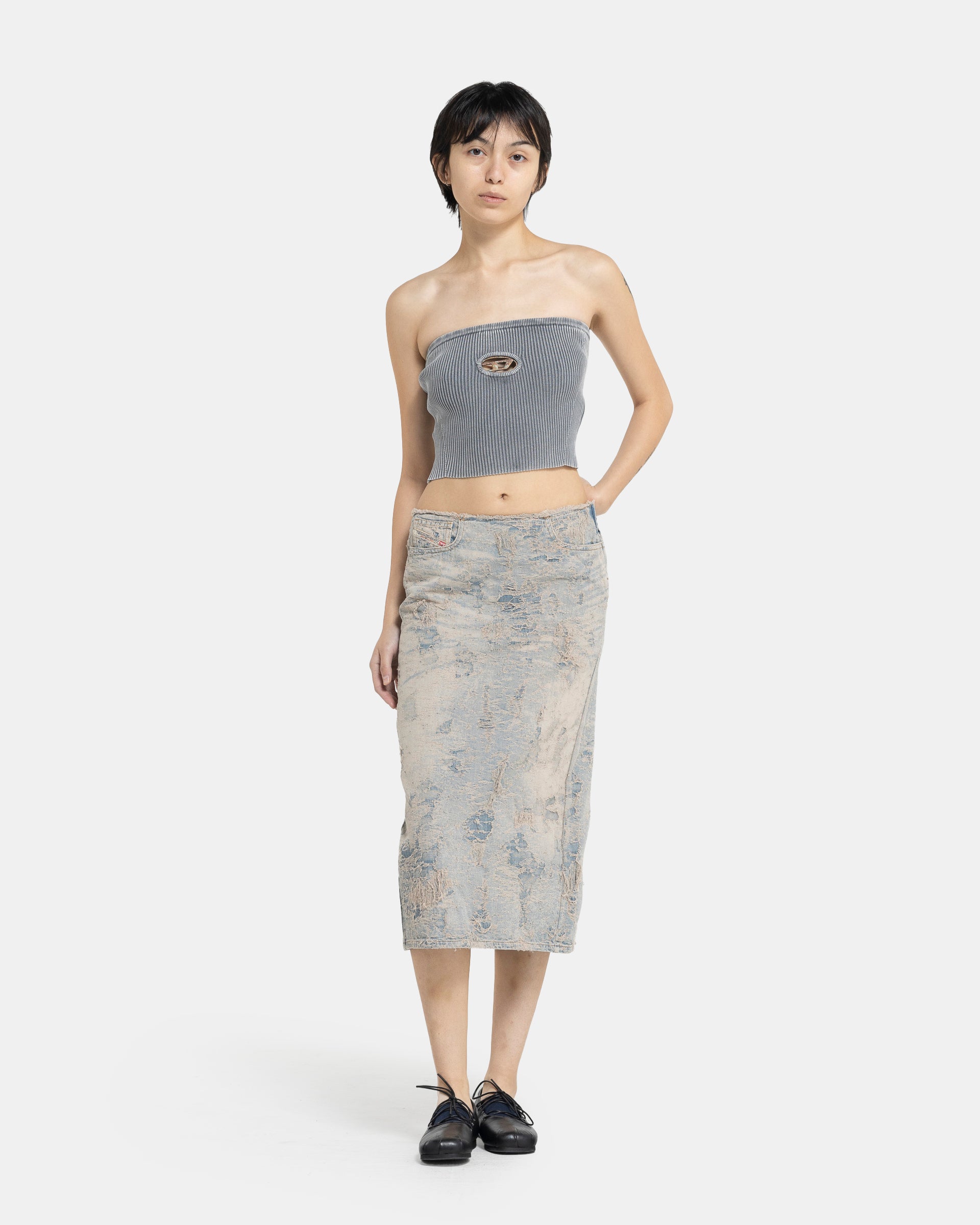 DE-PRA-FSF Skirt in Blue