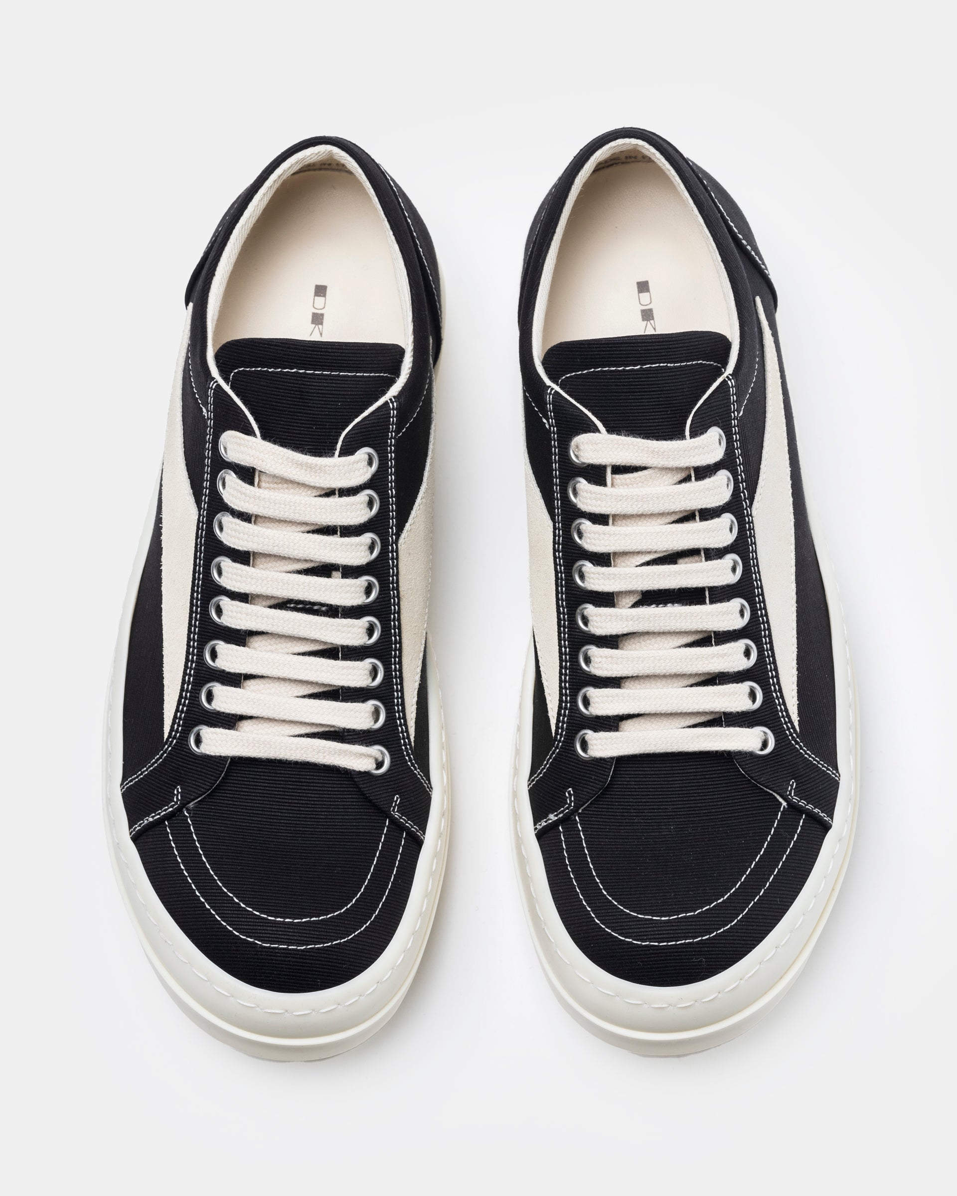 Rick Owens - Vintage Sneaks in Black and Milk | Roden Gray