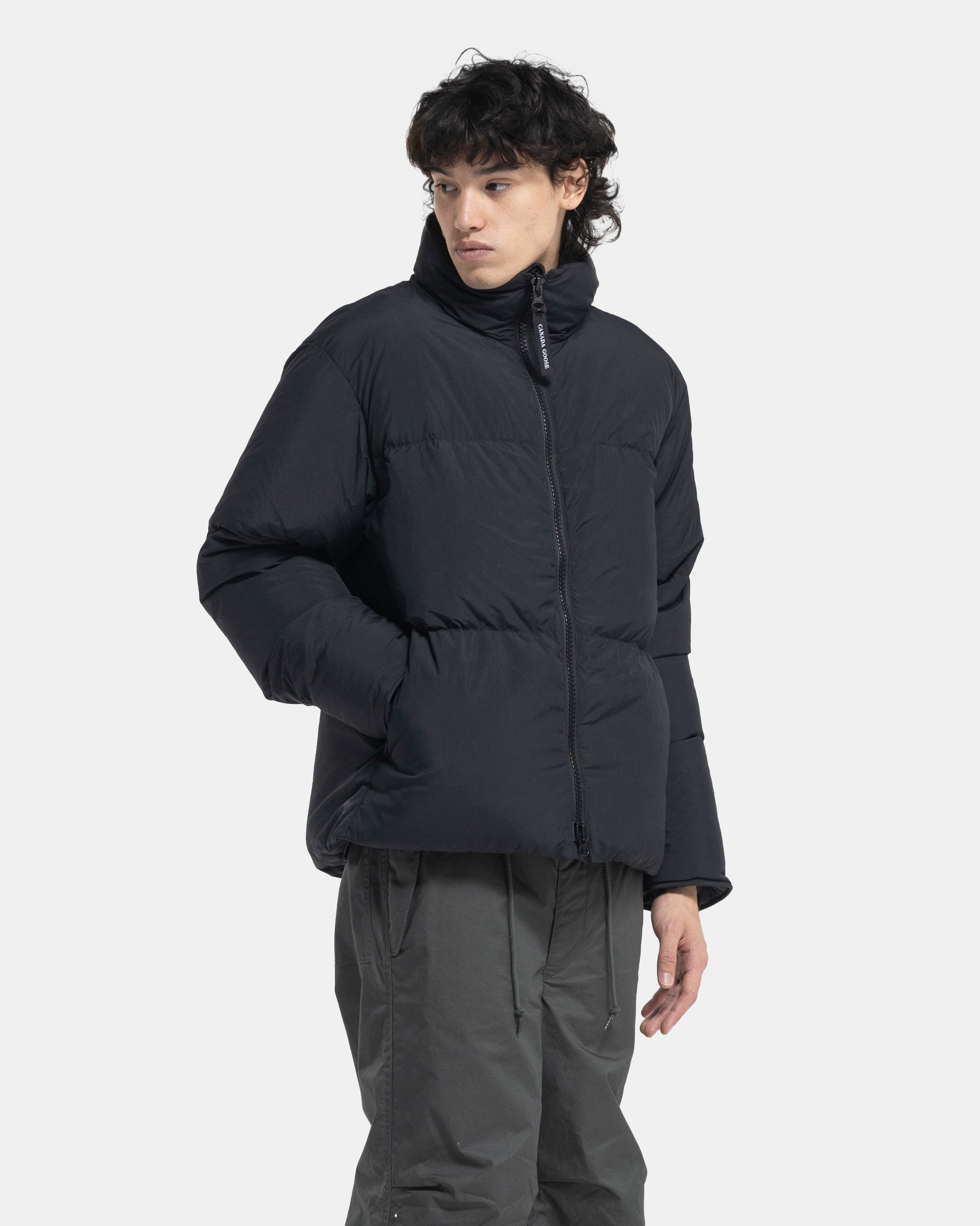 Lawrence Puffer Jacket in Black
