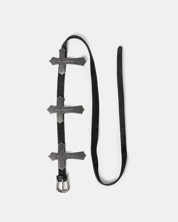 Slayer Harness Belt in Black/Silver
