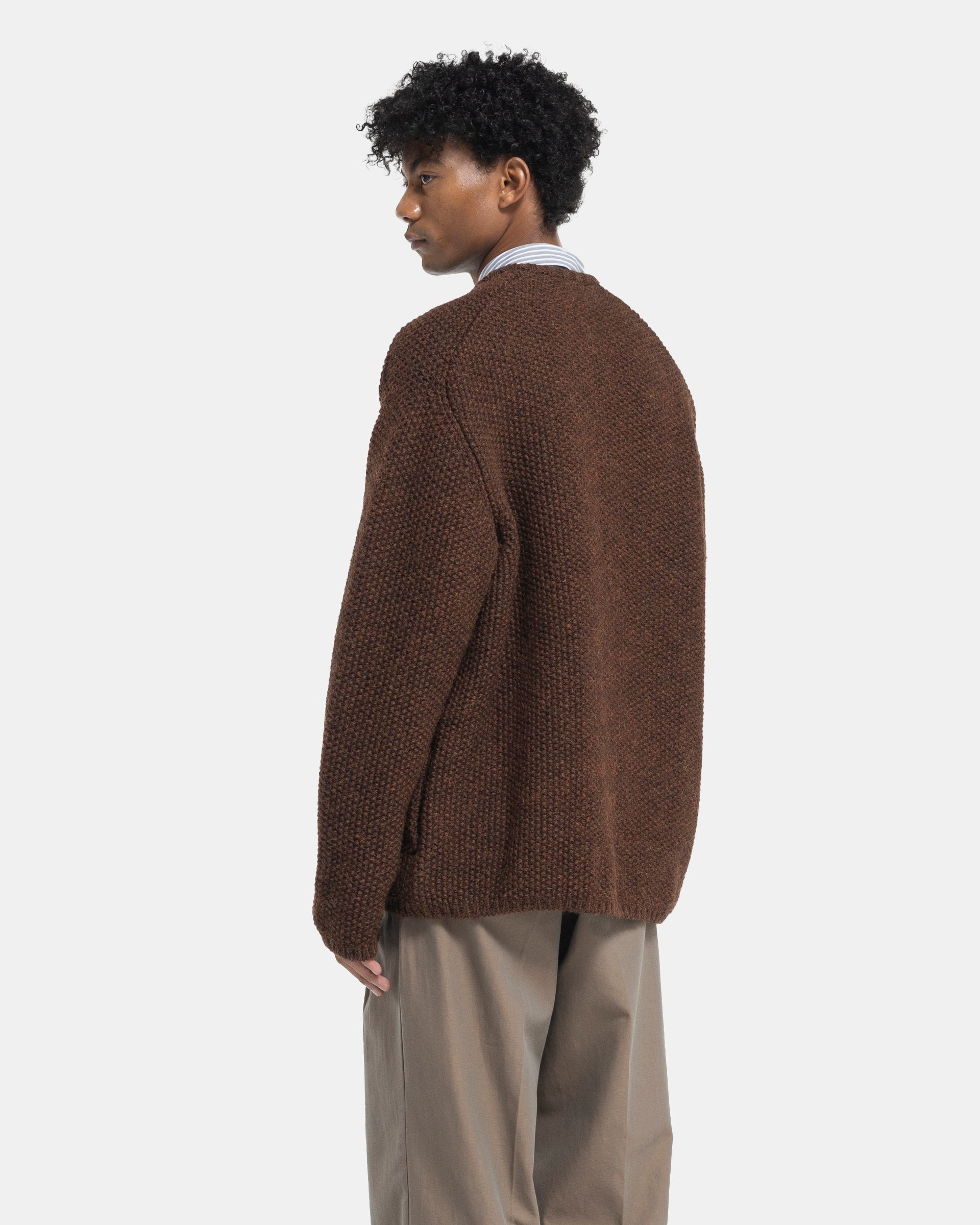 3G Knitted Blouson in Brick