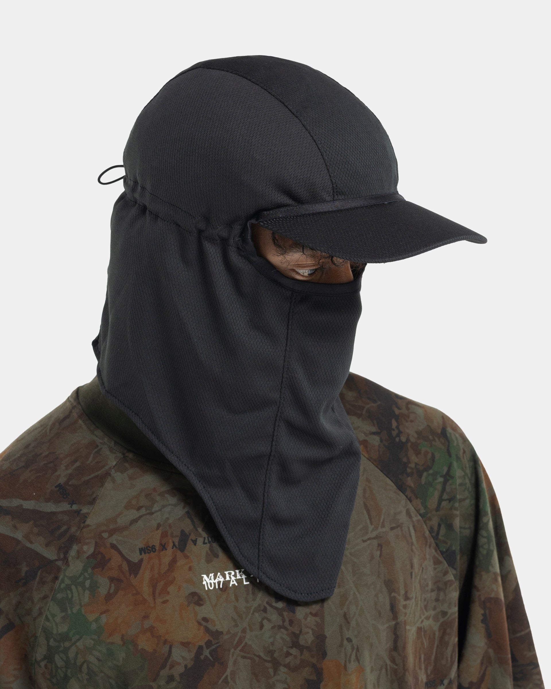 Mesh Balaclava in Black