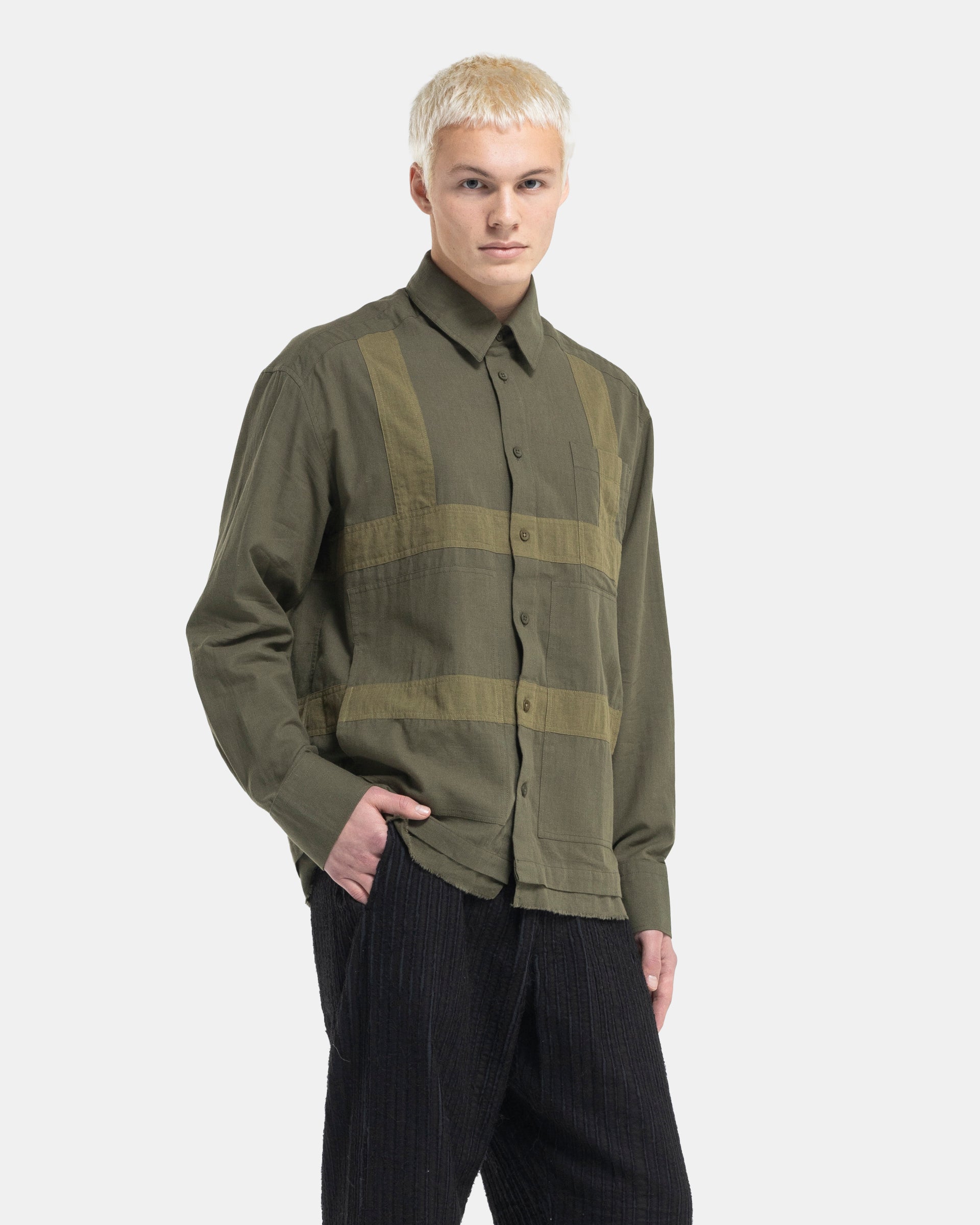 Harness Shirt in Olive