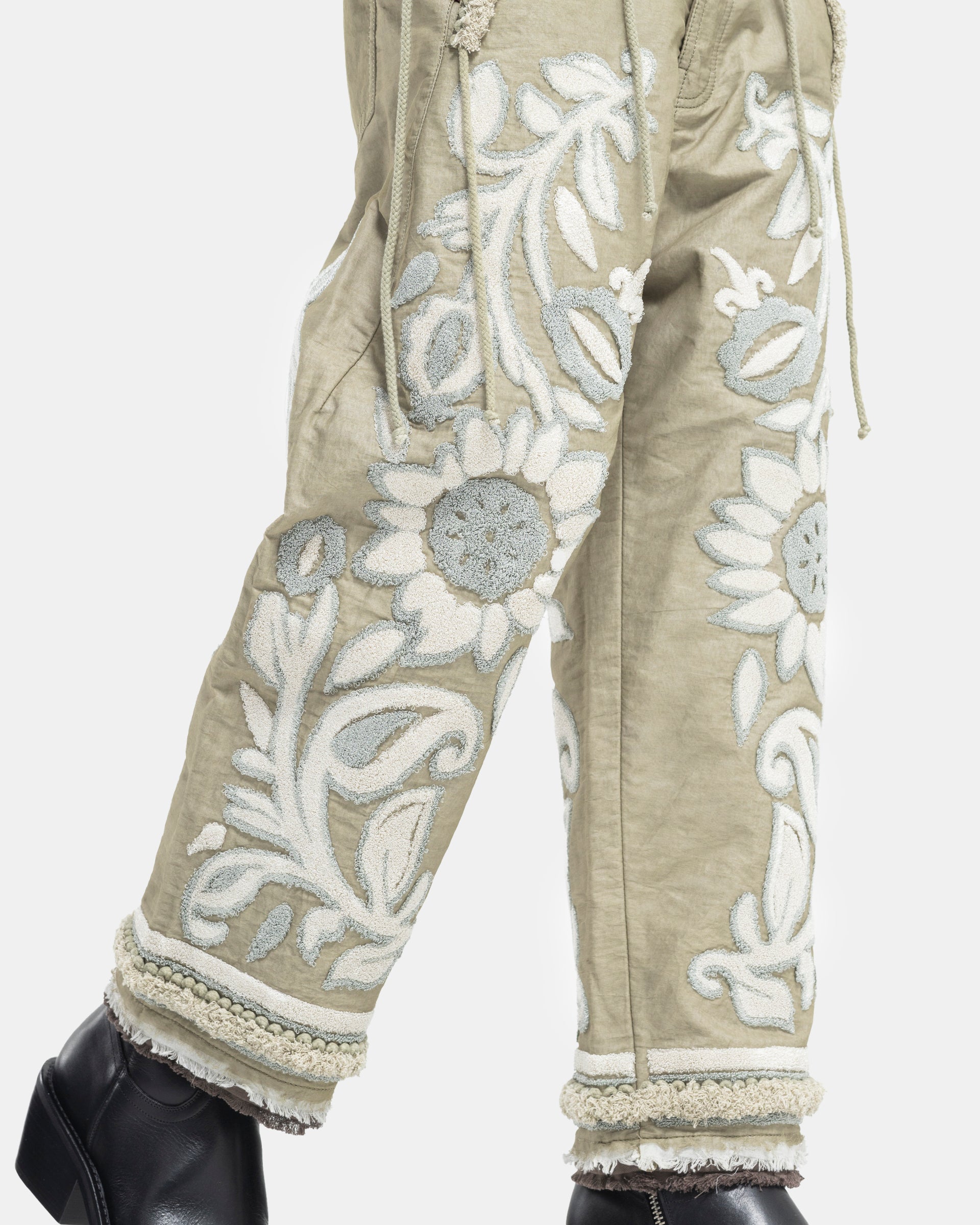 Tapestry Trousers in Beige