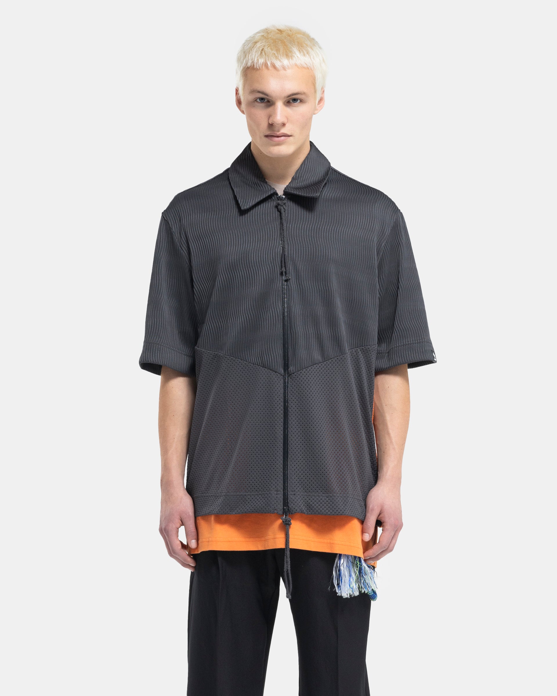 SFTM Short Sleeve Shirt in Charcoal