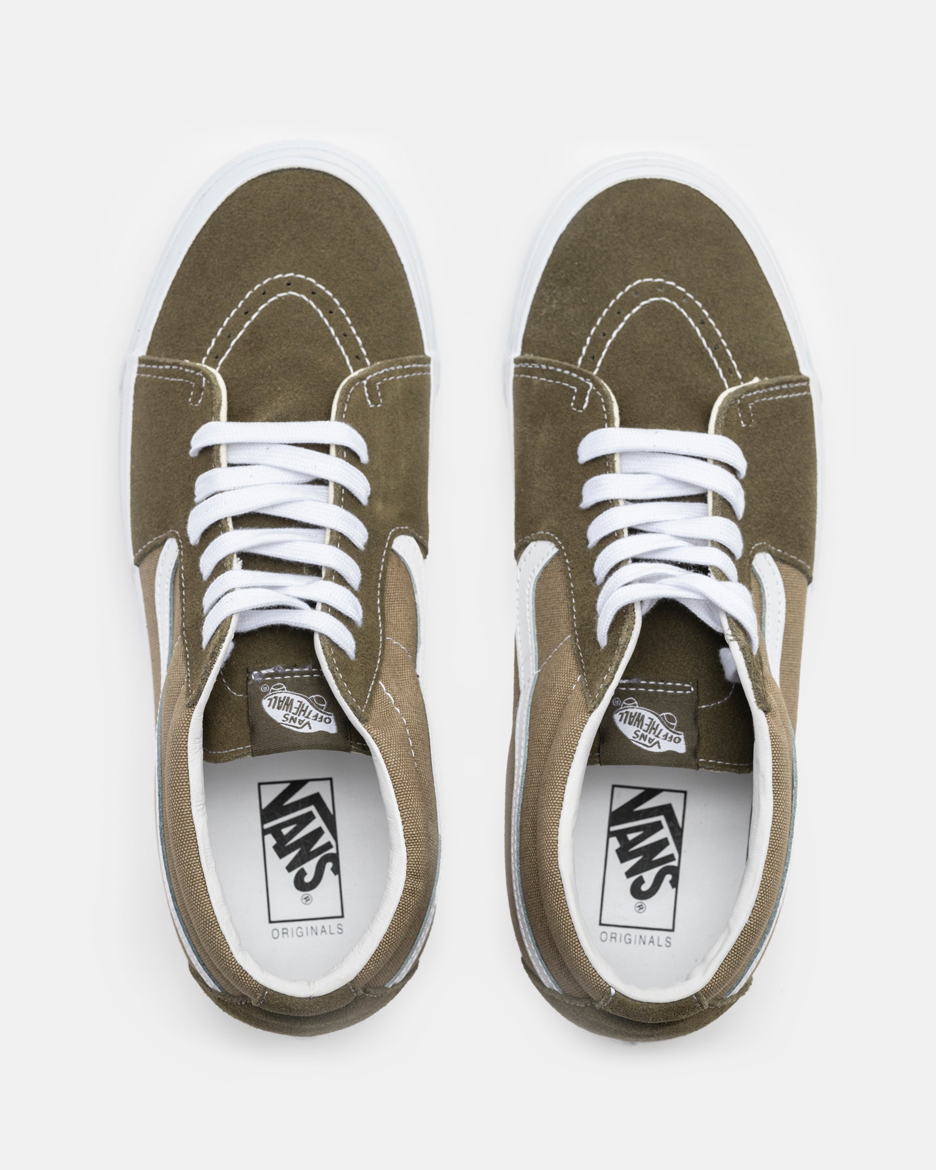 UA OG Sk8-Mid LX in Green and White