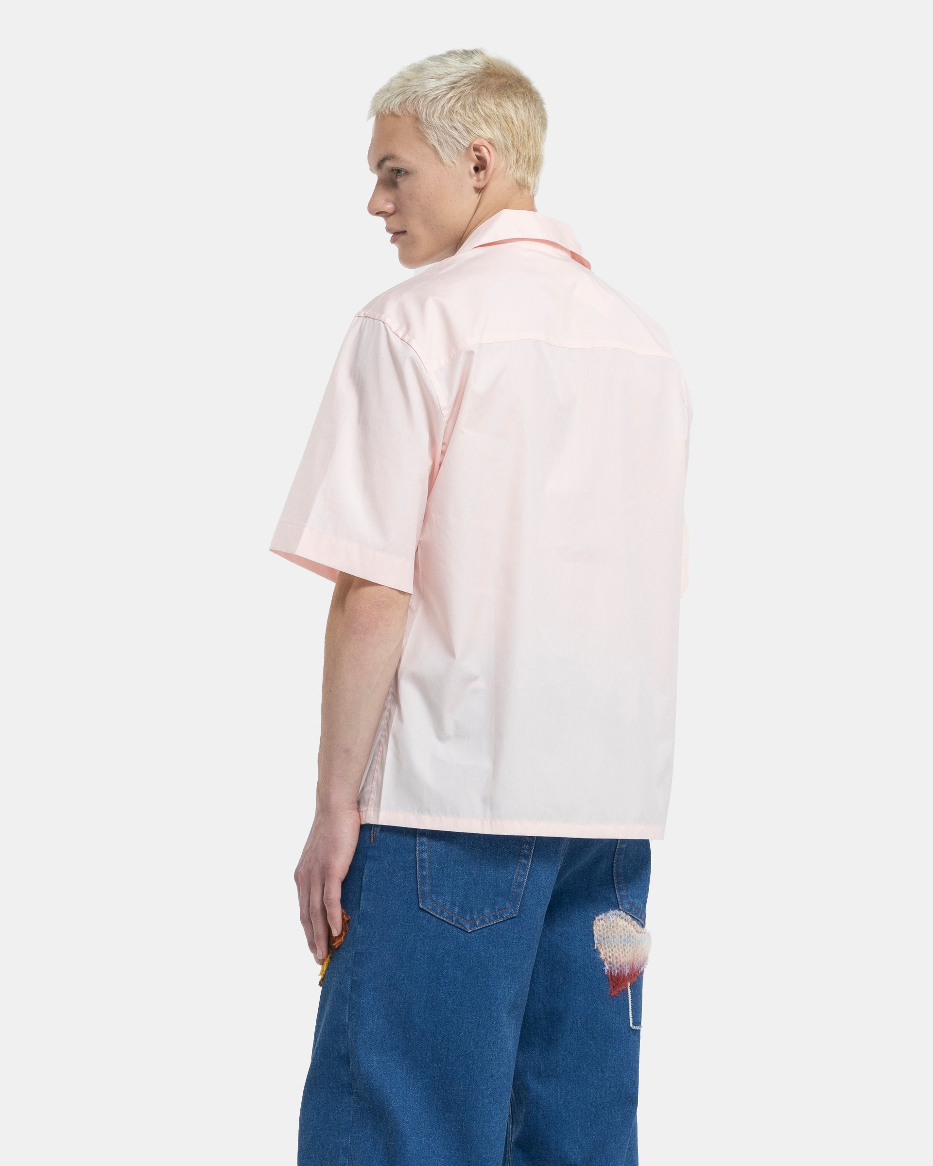 Logo Bowling Shirt in Pink Gummy