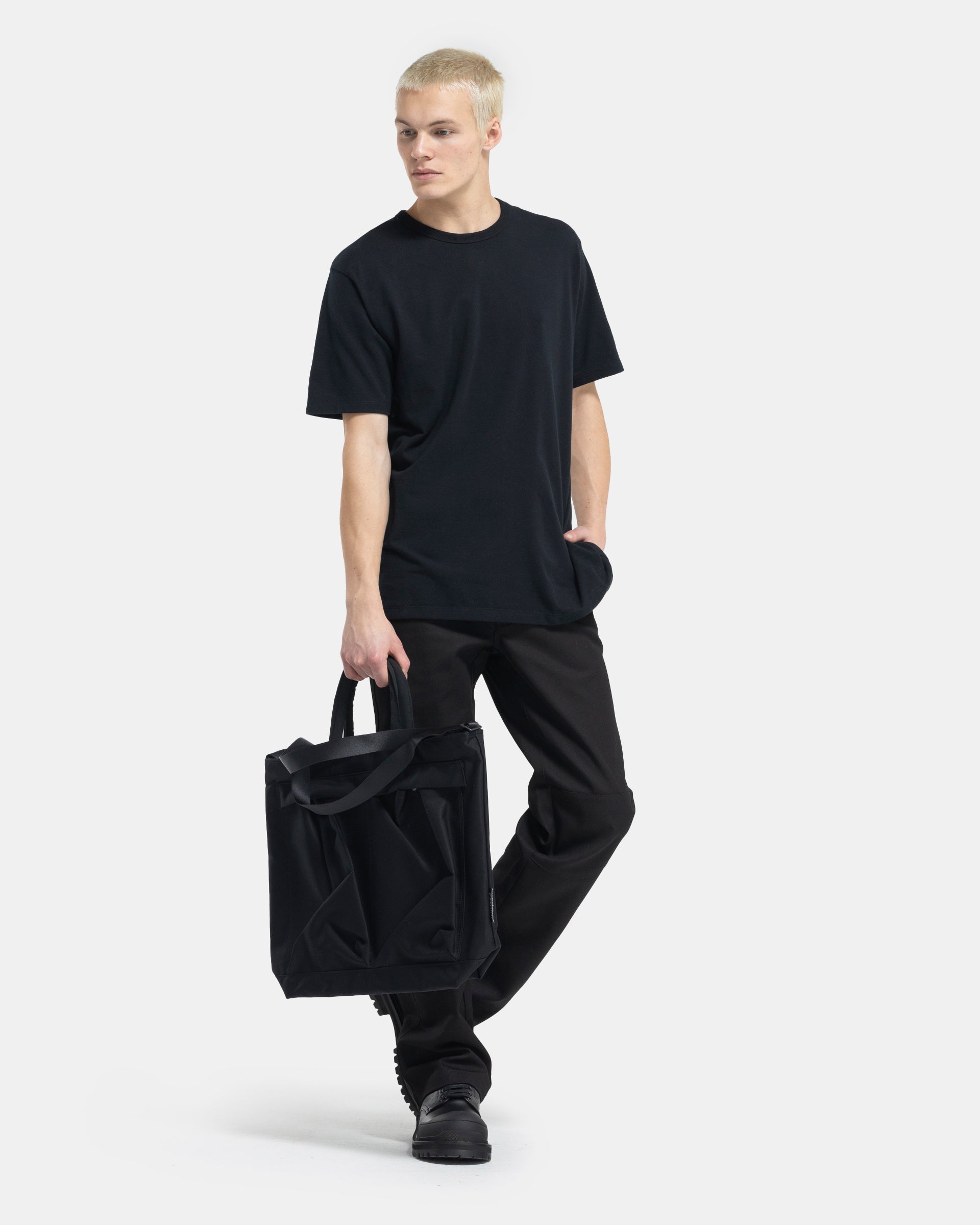 COOLMAX Jersey T-Shirt in Black