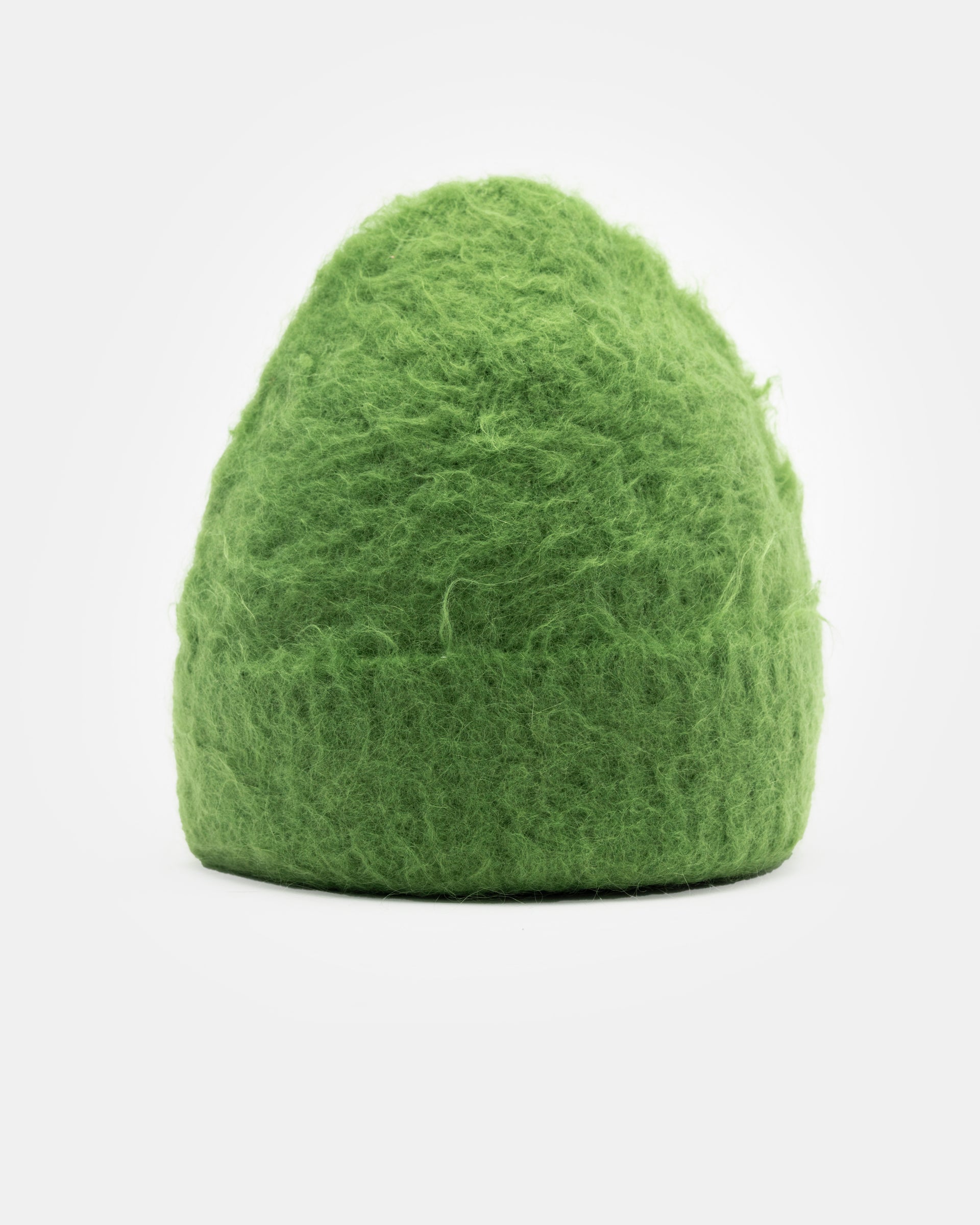 Wool Mohair Beanie in Pear Green