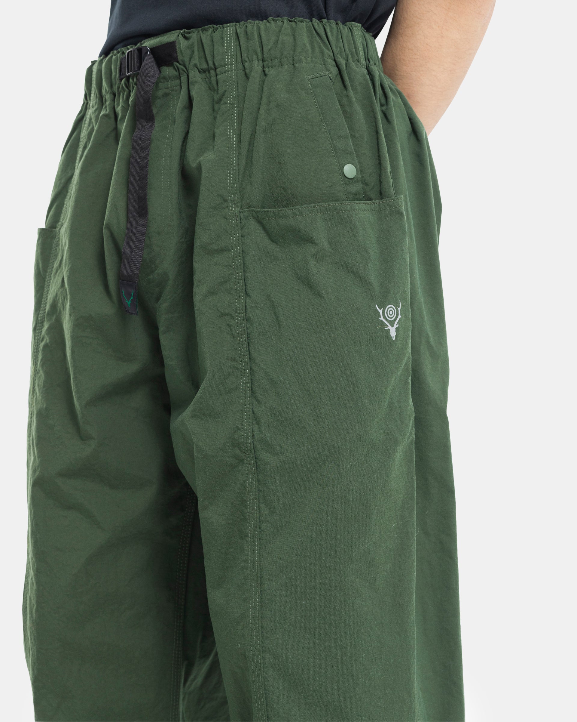 Belted CS Pant in Green