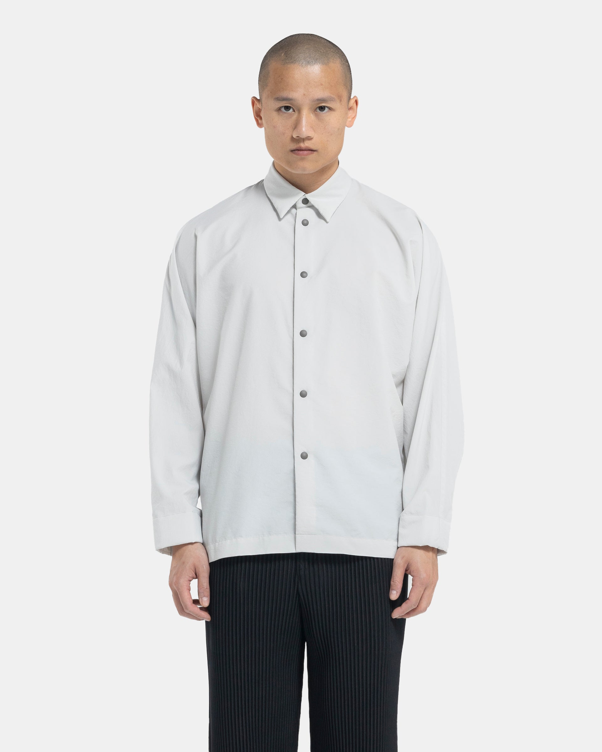 Homme Plissé Issey Miyake - Verso Shirt in White | Roden Gray