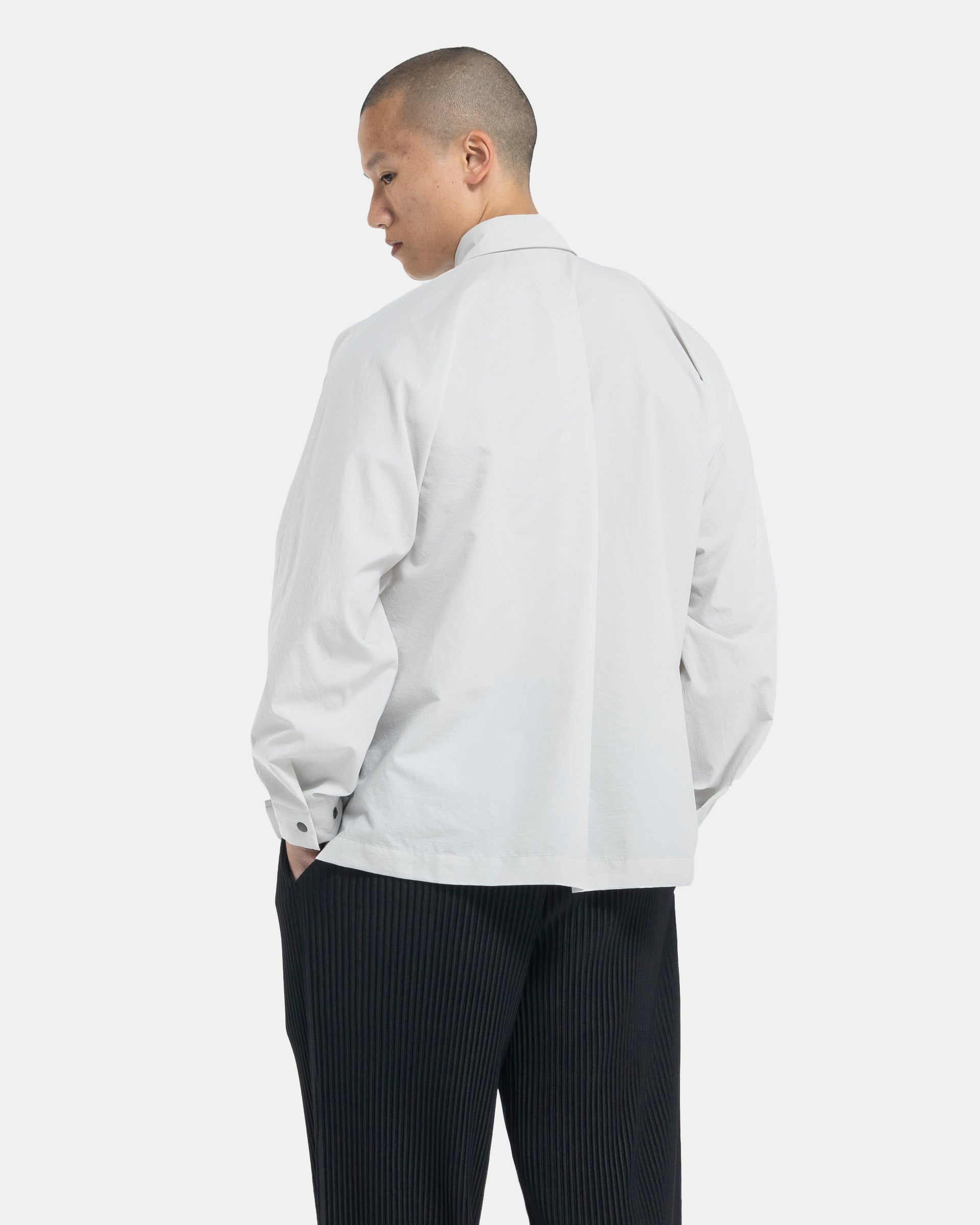 Homme Plissé Issey Miyake - Verso Shirt in White | Roden Gray