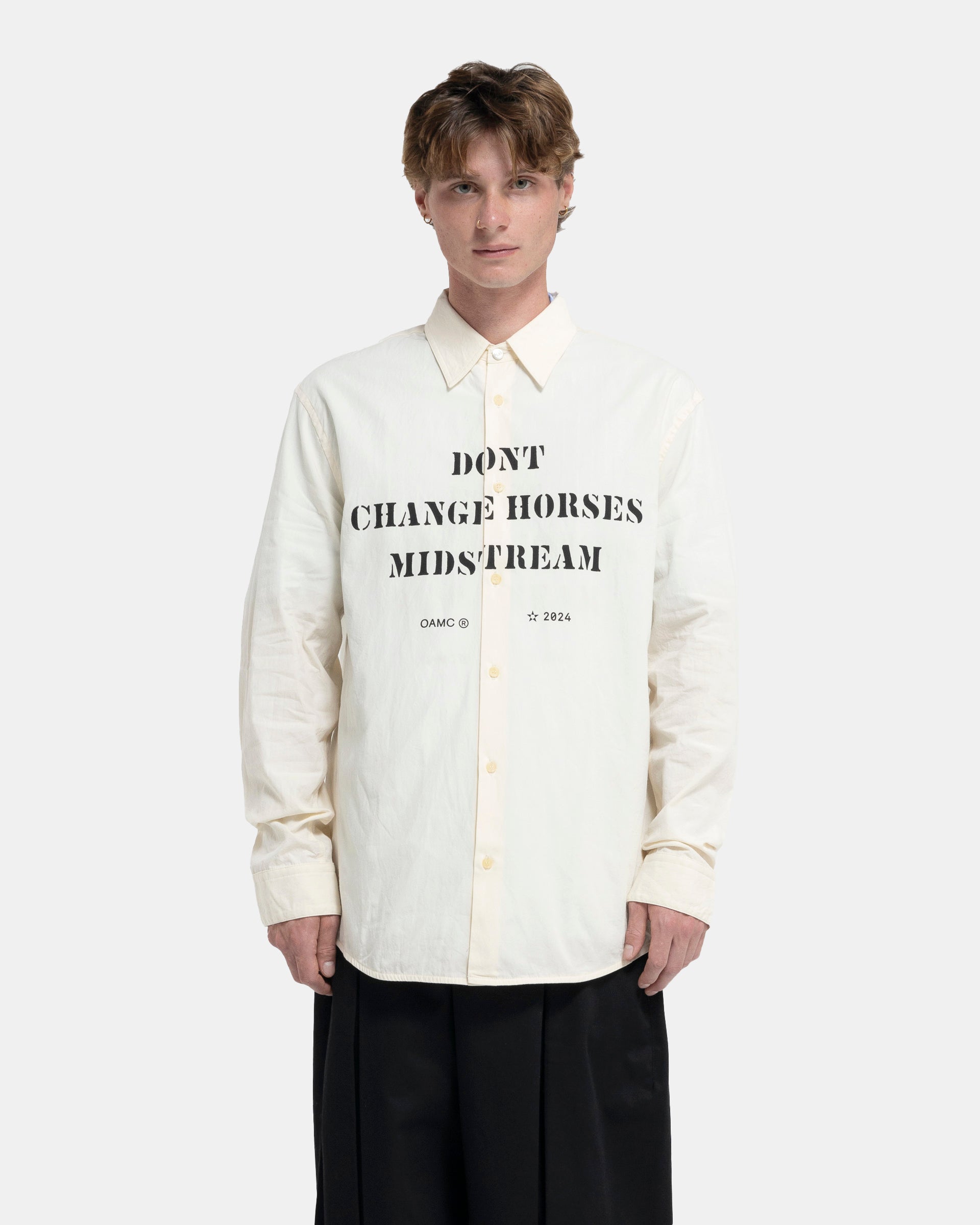 【OAMC】SYSTEM FULL ZIP SHIRTS 2021AW XS oamc system full zip shirts xs