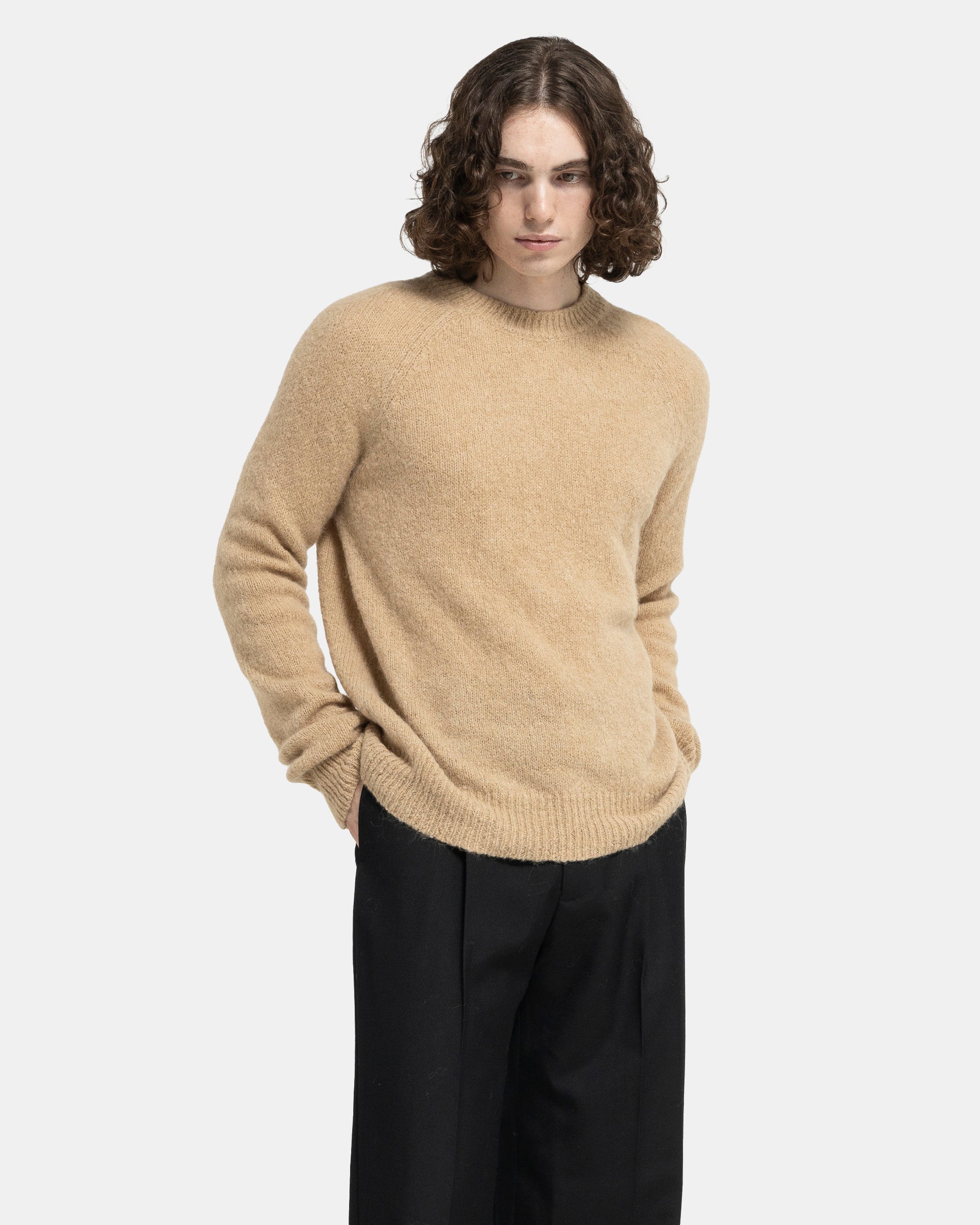 Dries Van Noten Melbourne Sweater in Natural