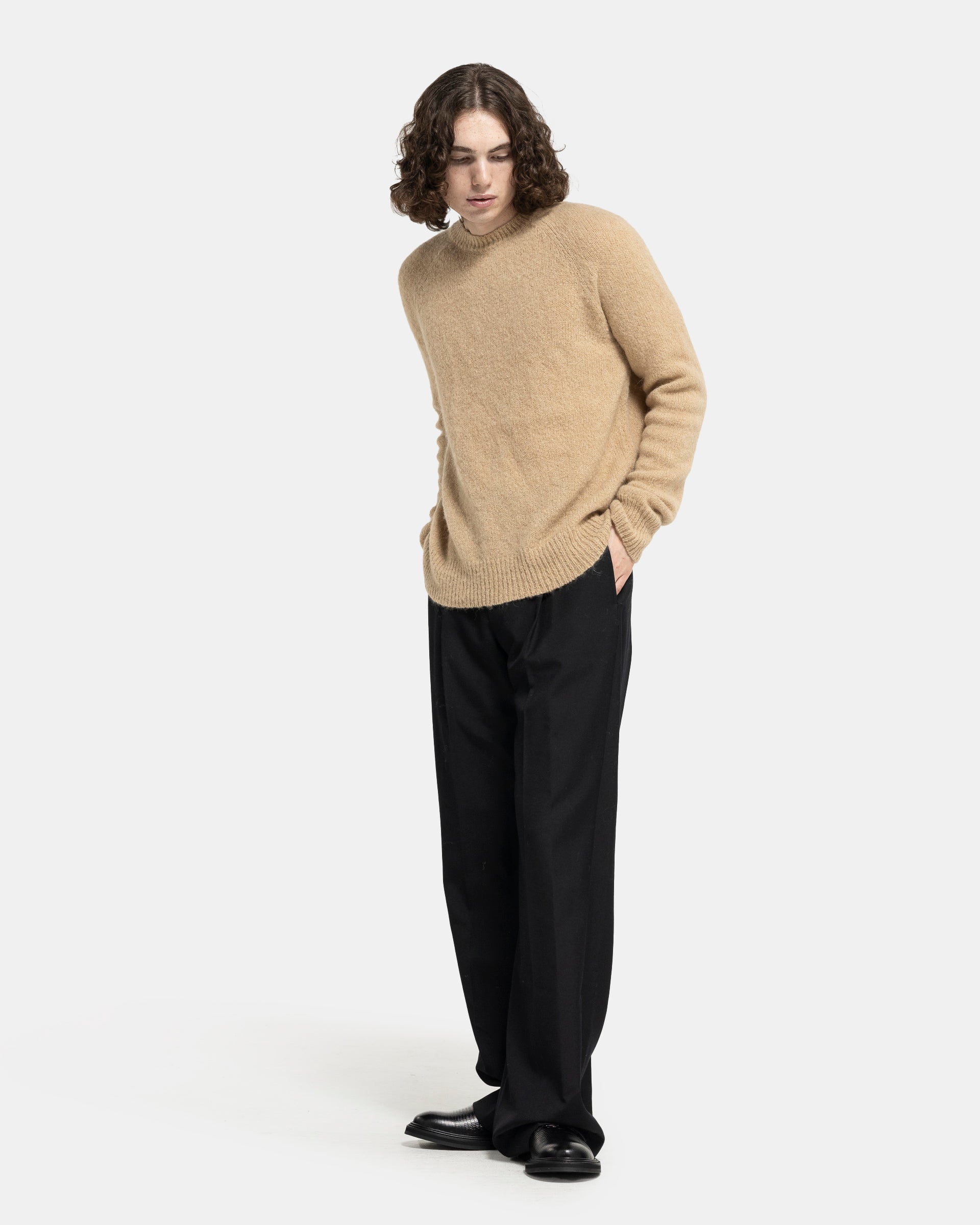 Dries Van Noten Melbourne Sweater in Natural