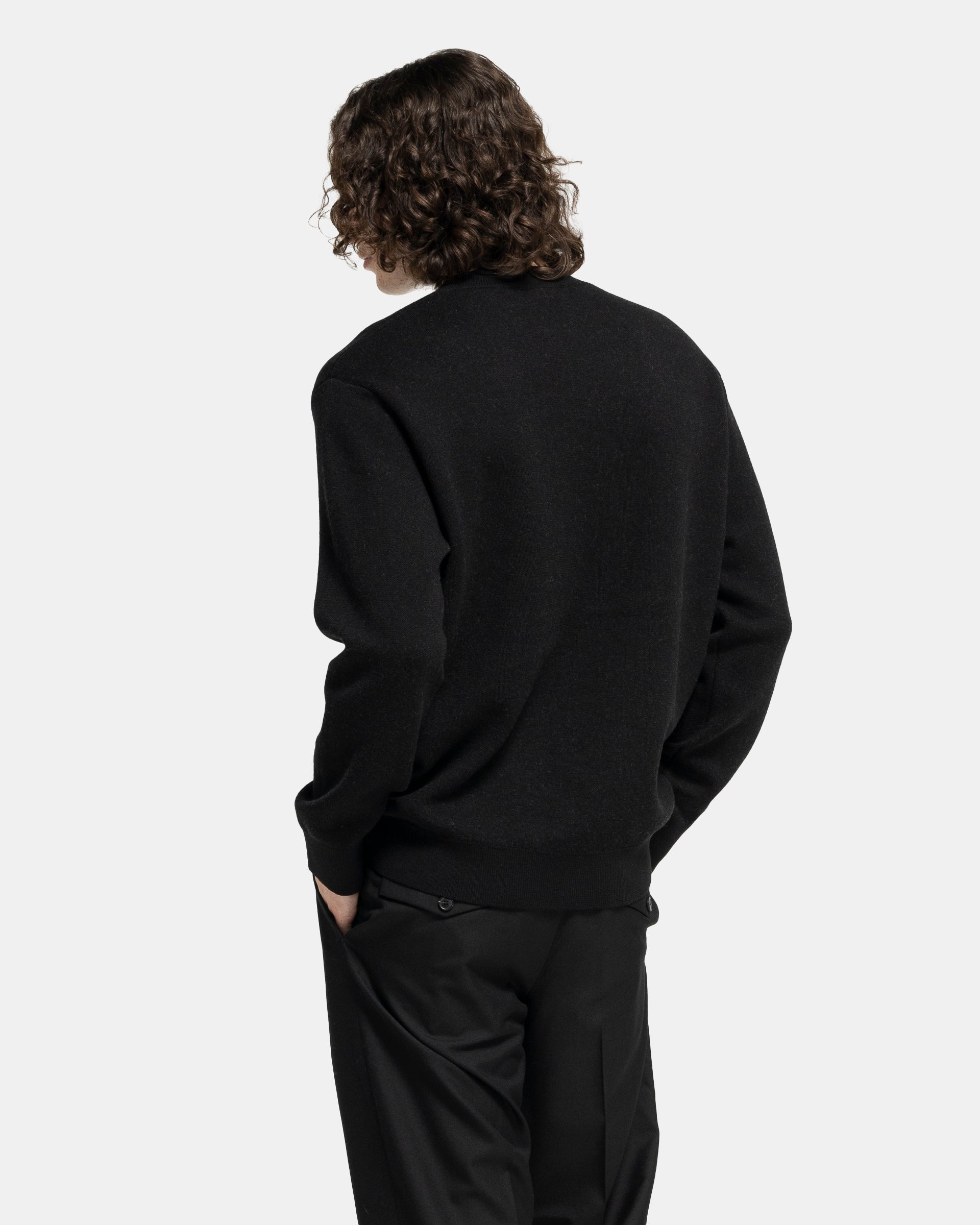 Dries Van Noten Moses Sweater in Black