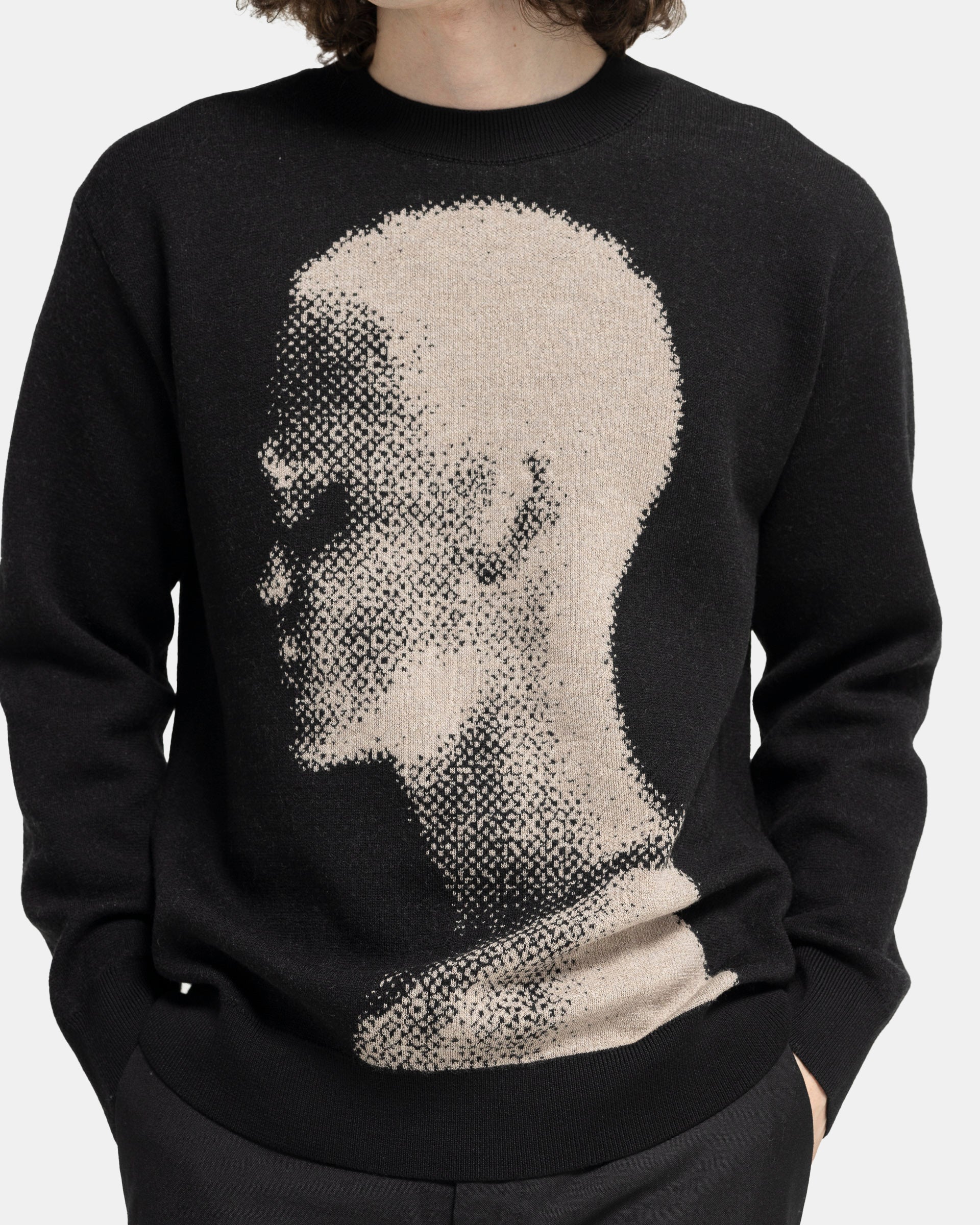 Dries Van Noten Moses Sweater in Black