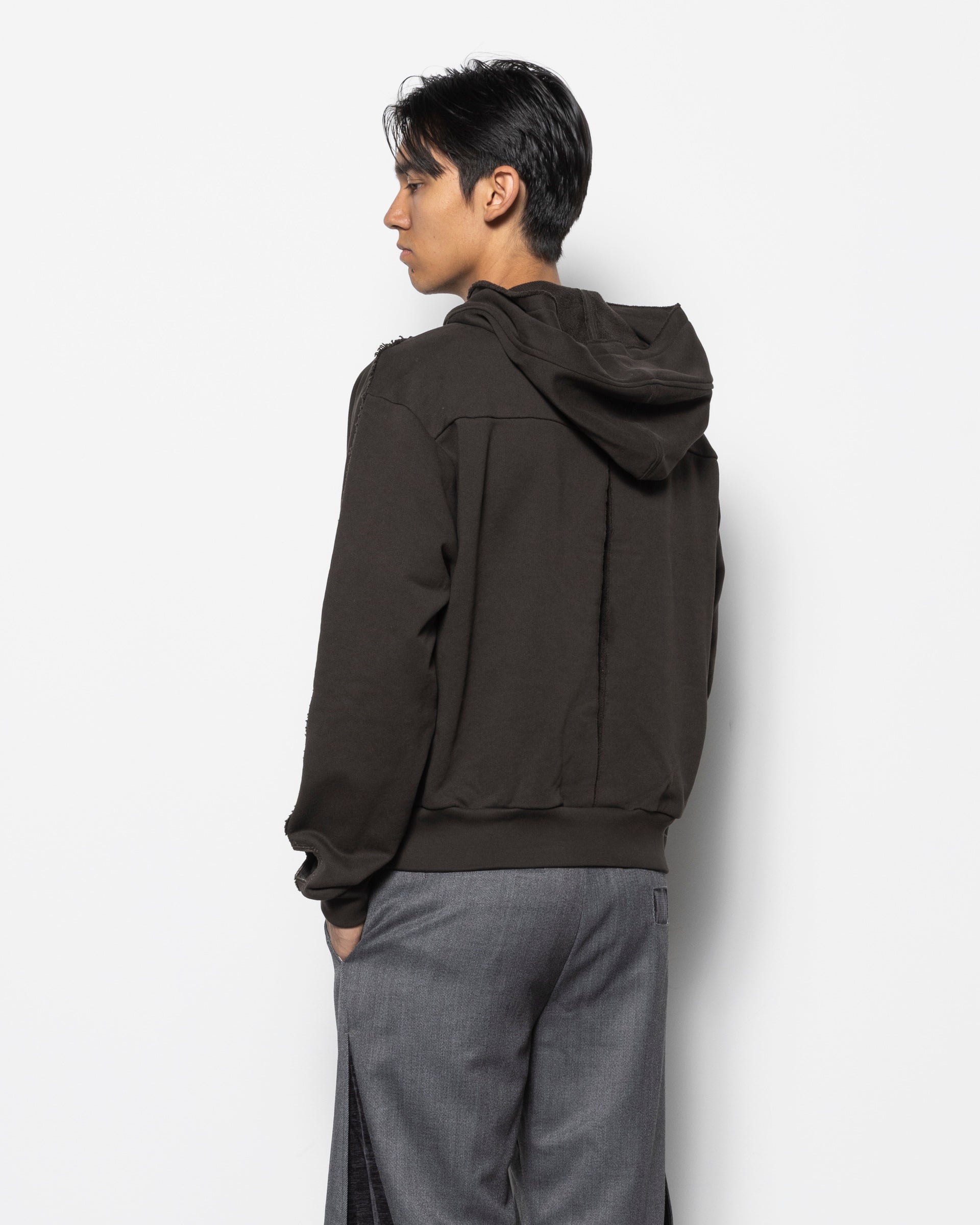 Neck Guard Hoodie in Tobacco