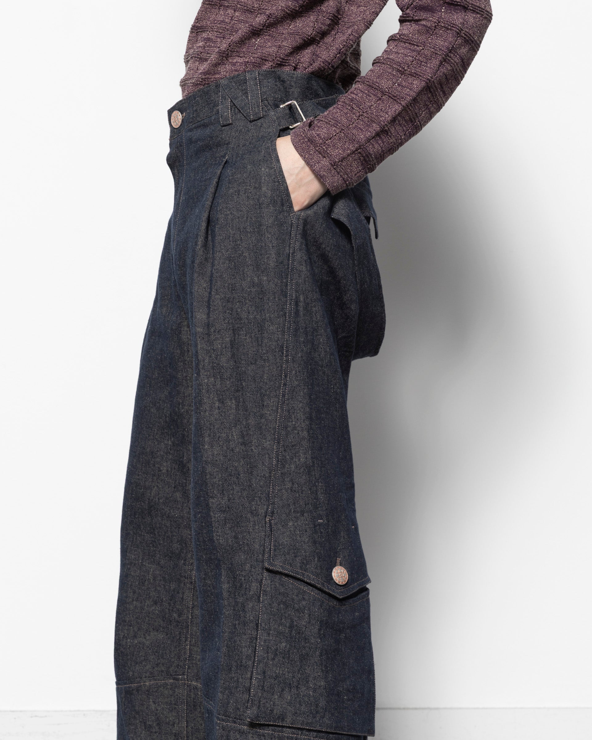 Backshift Cargo Denim in Blue