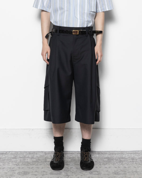 Bermuda Cargo Shorts in Midnight