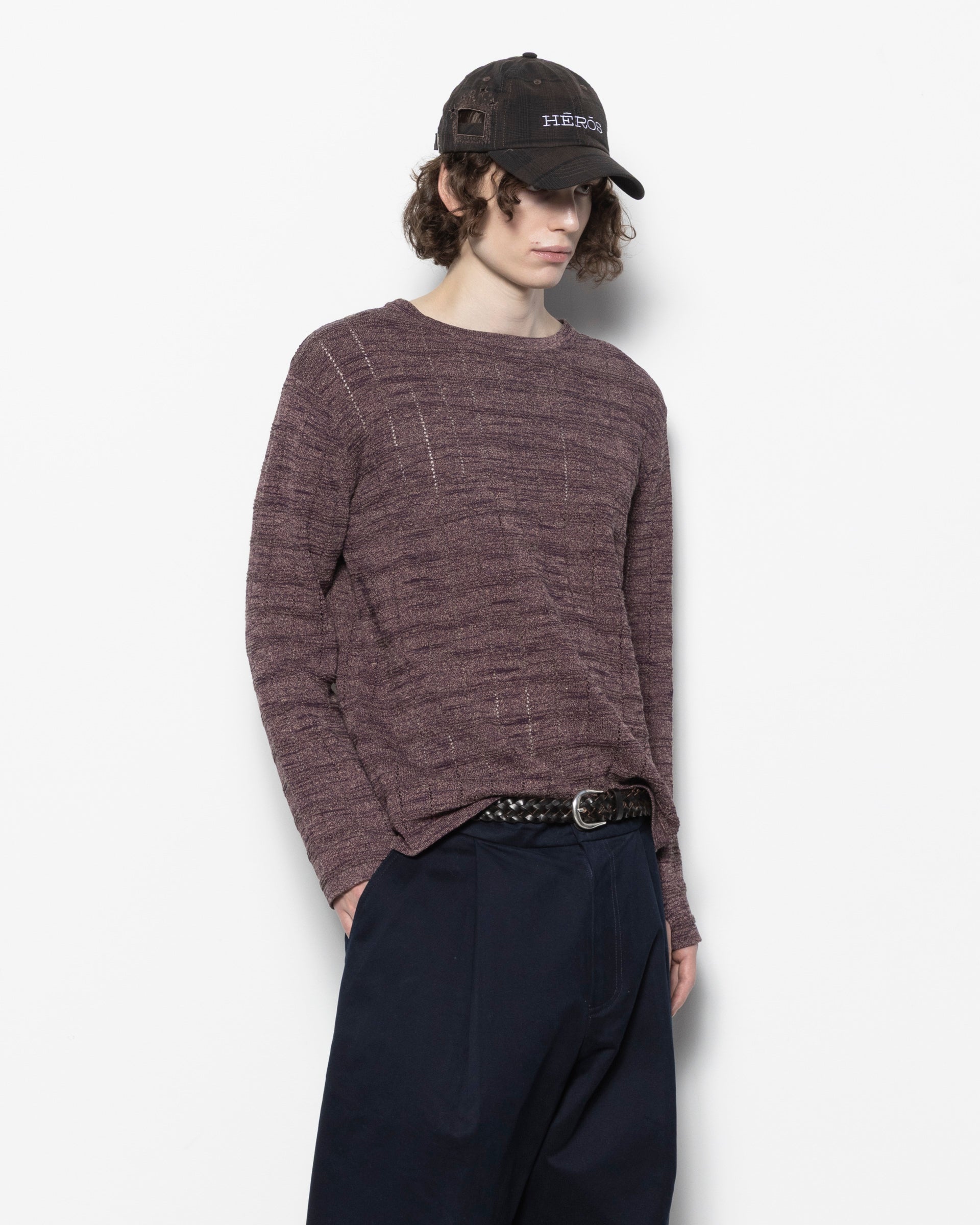 全体の注文 クーポンコード NULLUS DECONSTRUCTED MOHAIR KNIT深水光太