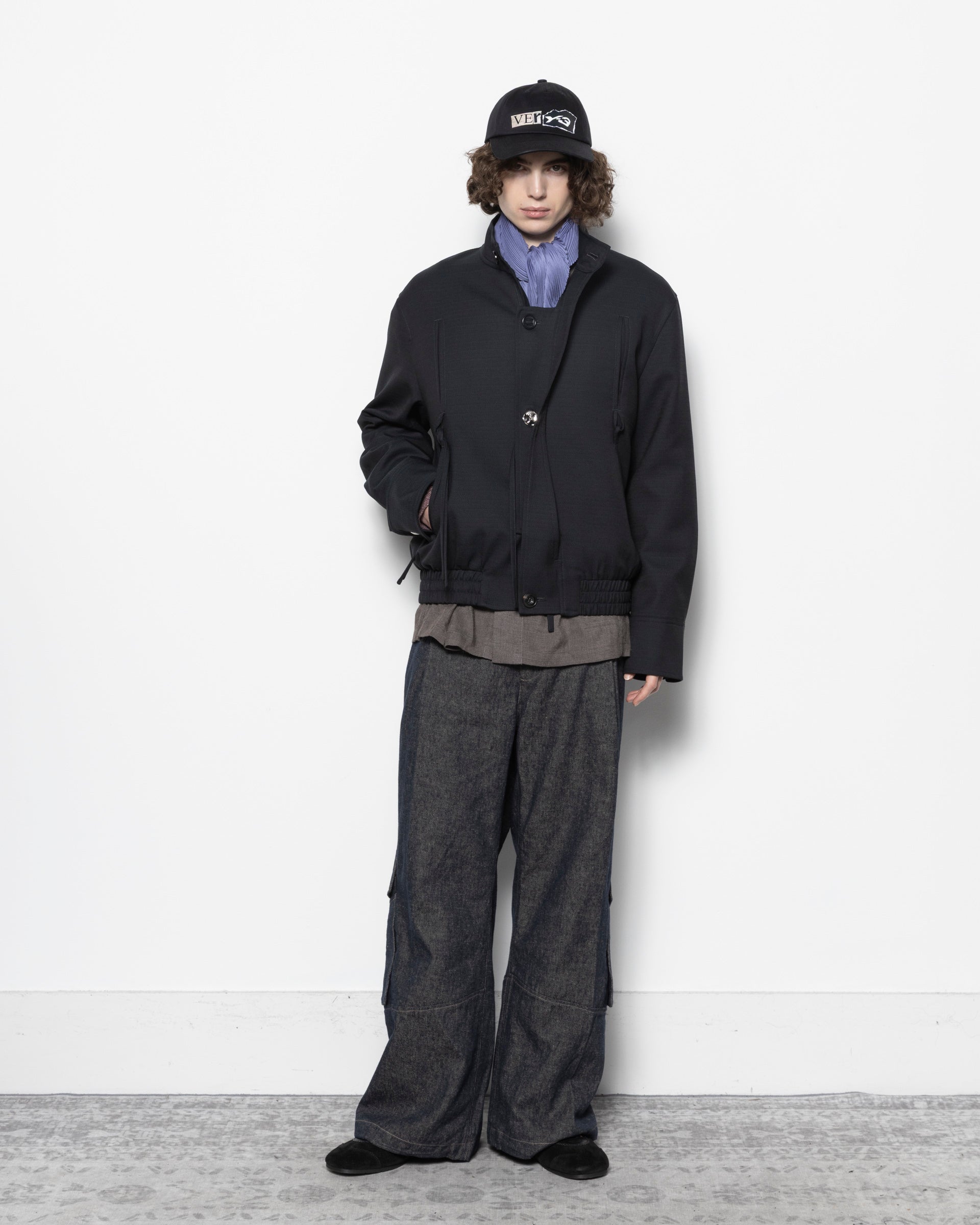 ジャケット・アウター NULLUS Harrington Jacket Nullus Harrington Jacket in Midnight Black | RODEN GRAY