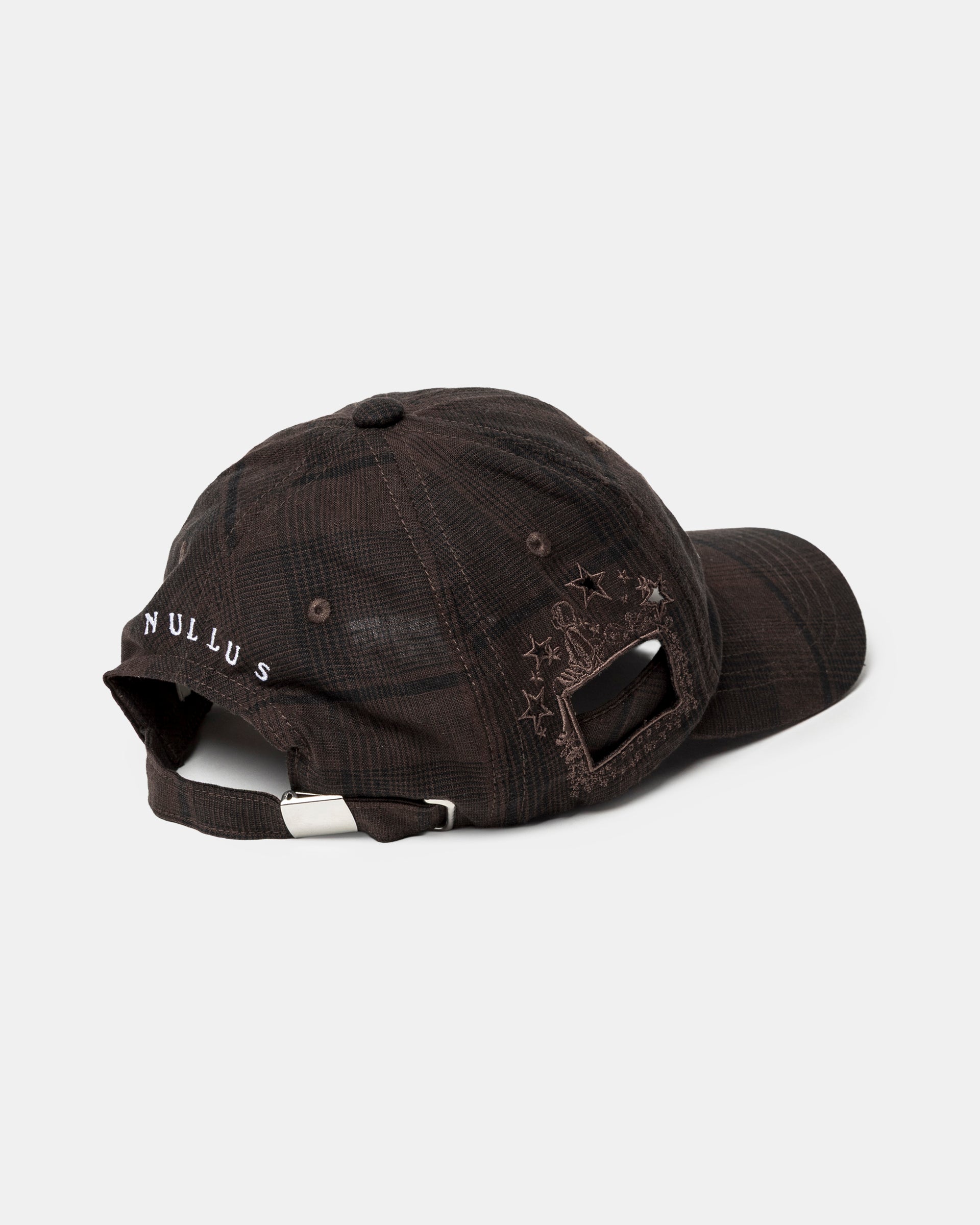 "Hērōs" Cap in Brown Plaid