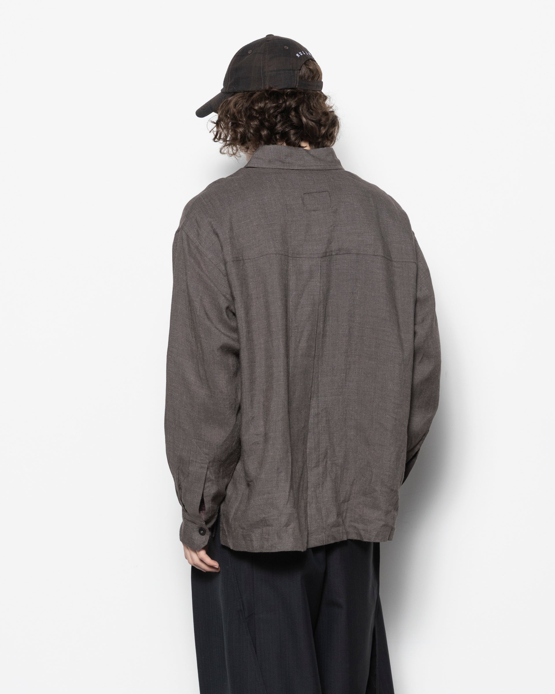 N Pocket Shirt in Grey