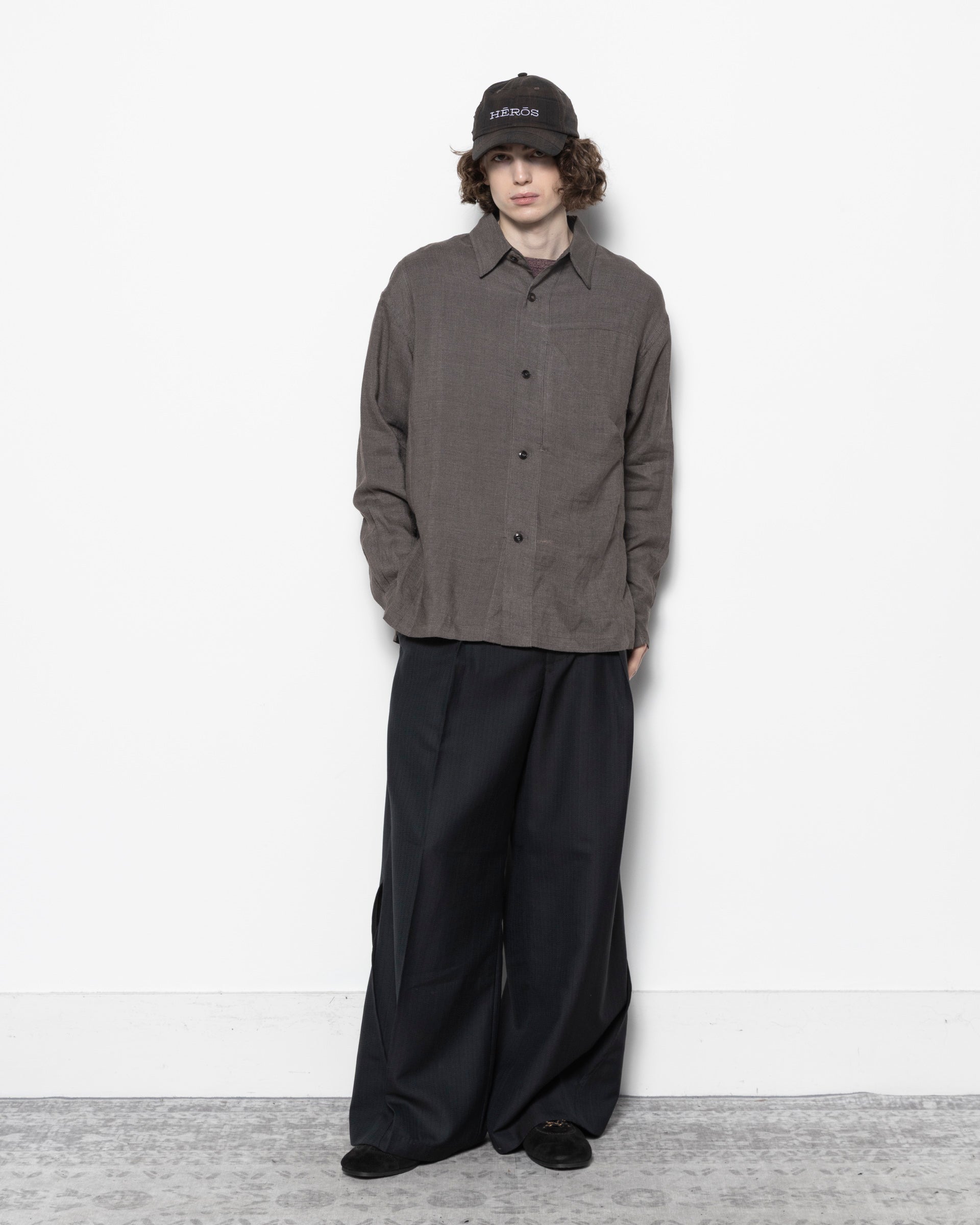 N Pocket Shirt in Grey