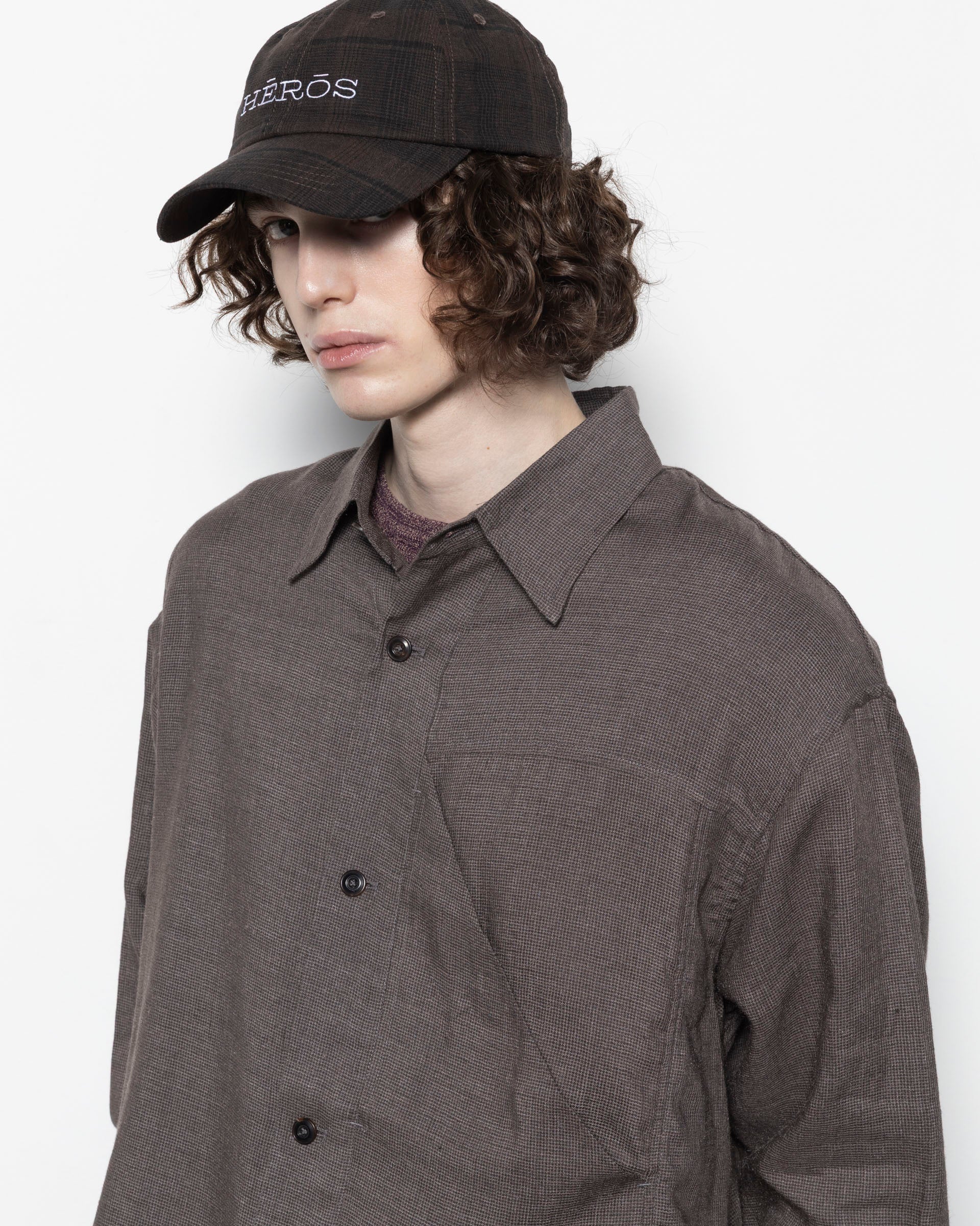 N Pocket Shirt in Grey