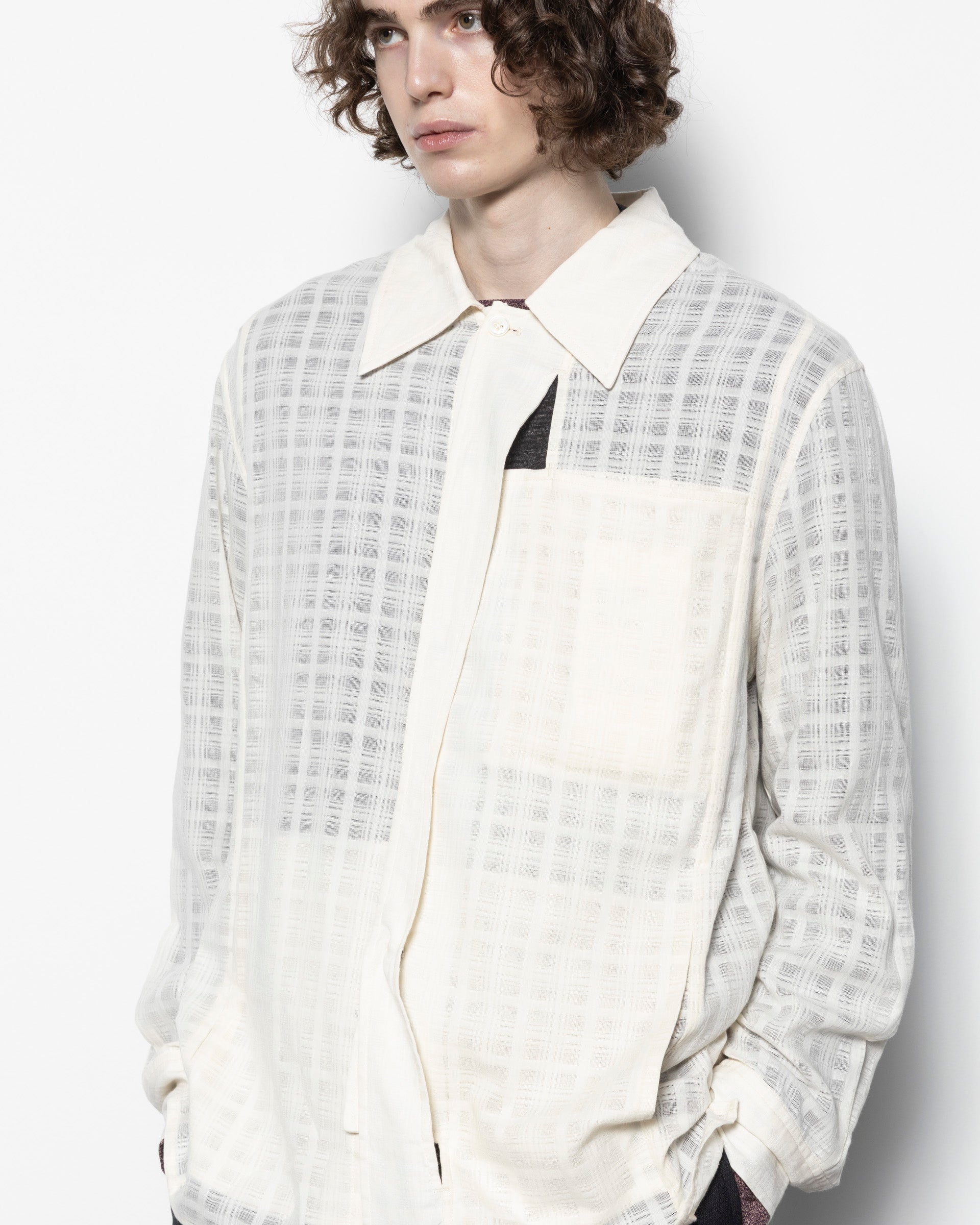 Page Shirt LS in Ivory