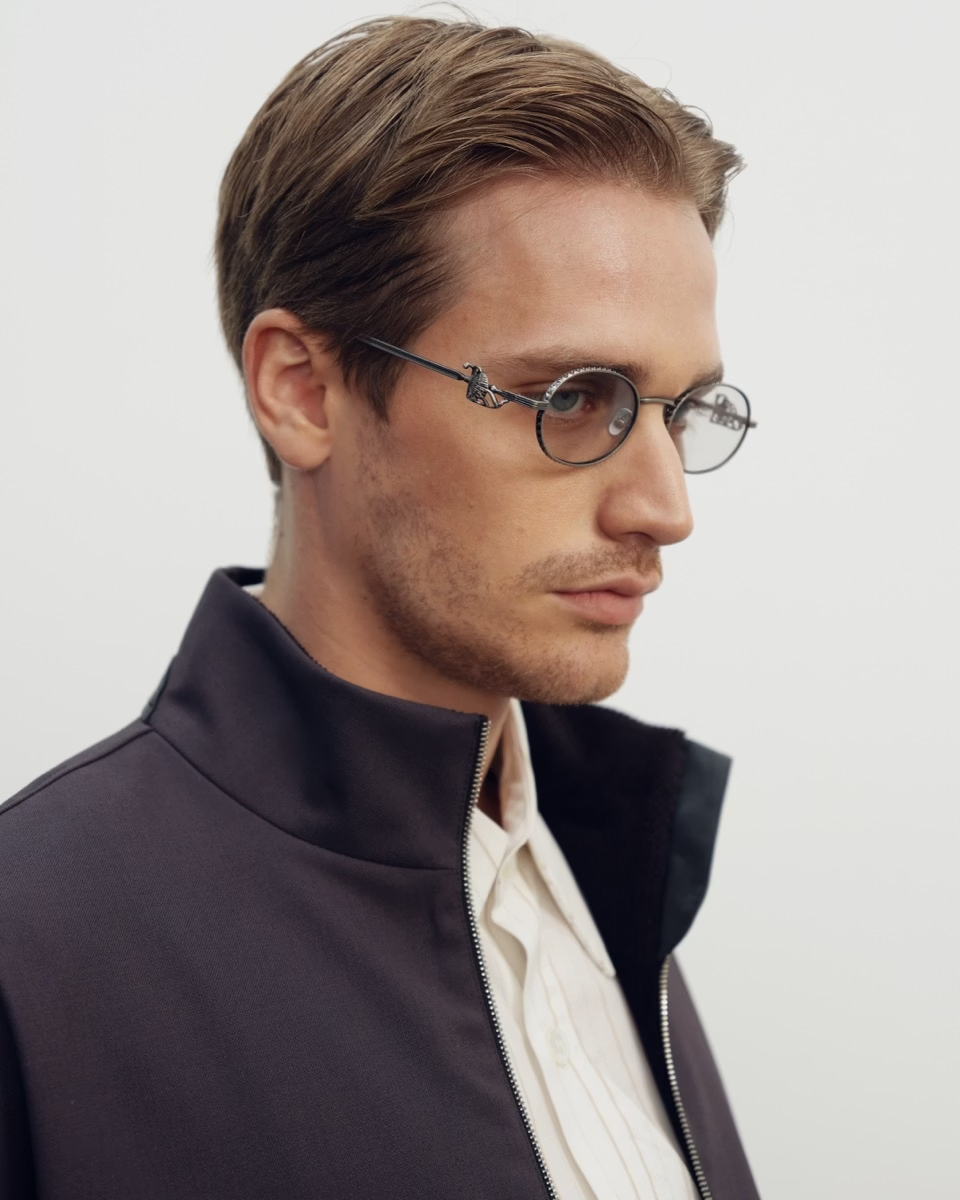 SG Spadroon Sunglasses  in Antique Silver