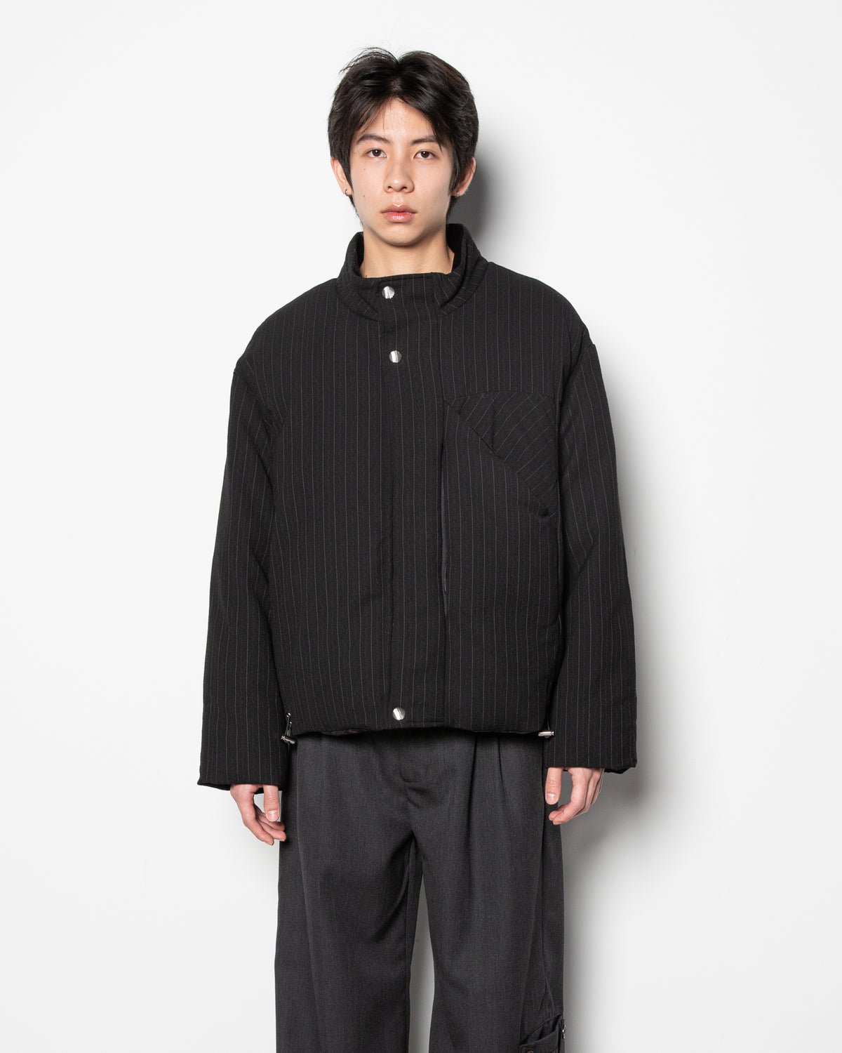 Vintage Puff Jacket in Vintage Stripe