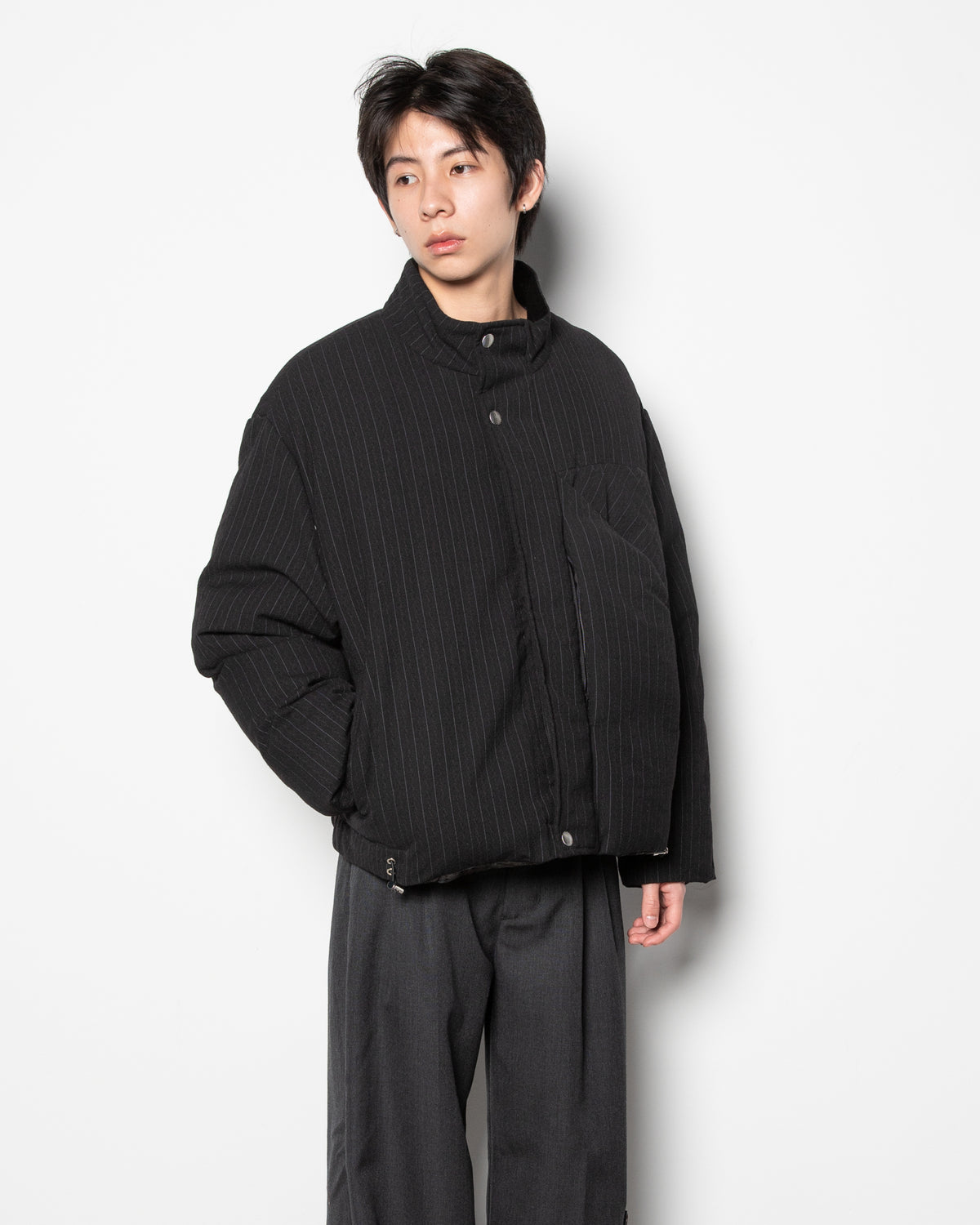 Vintage Puff Jacket in Vintage Stripe