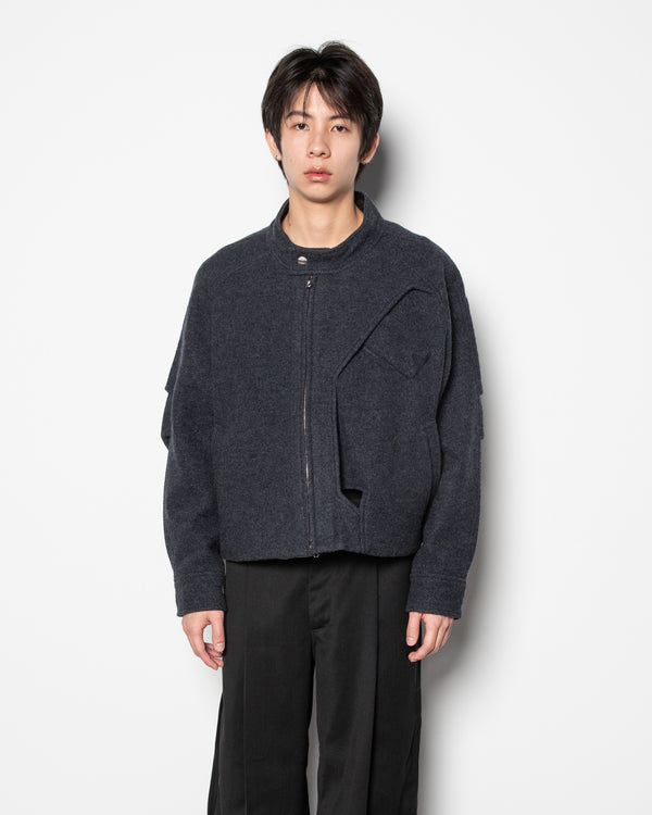 Nullus x RG Exclusive Harrington Jacket in Black